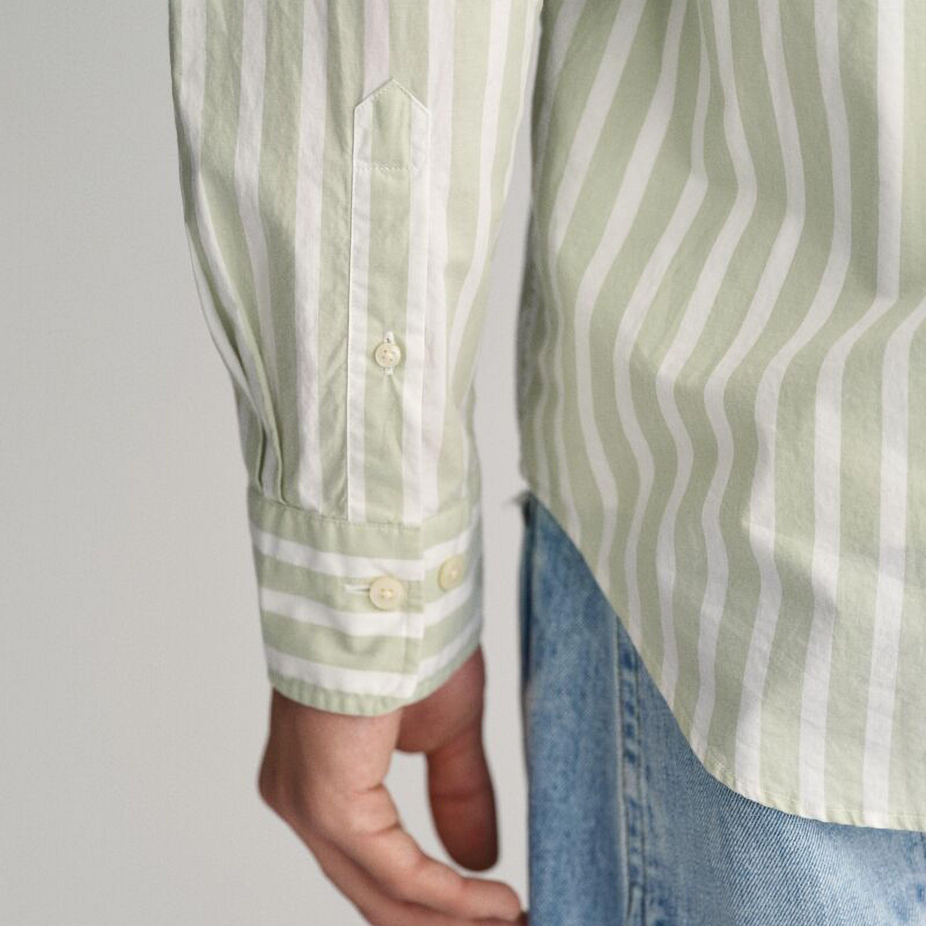 Gant Regular Fit Striped Button-Down Collar Long Sleeves Men's Shirt-men-clothing-shirts-image-10