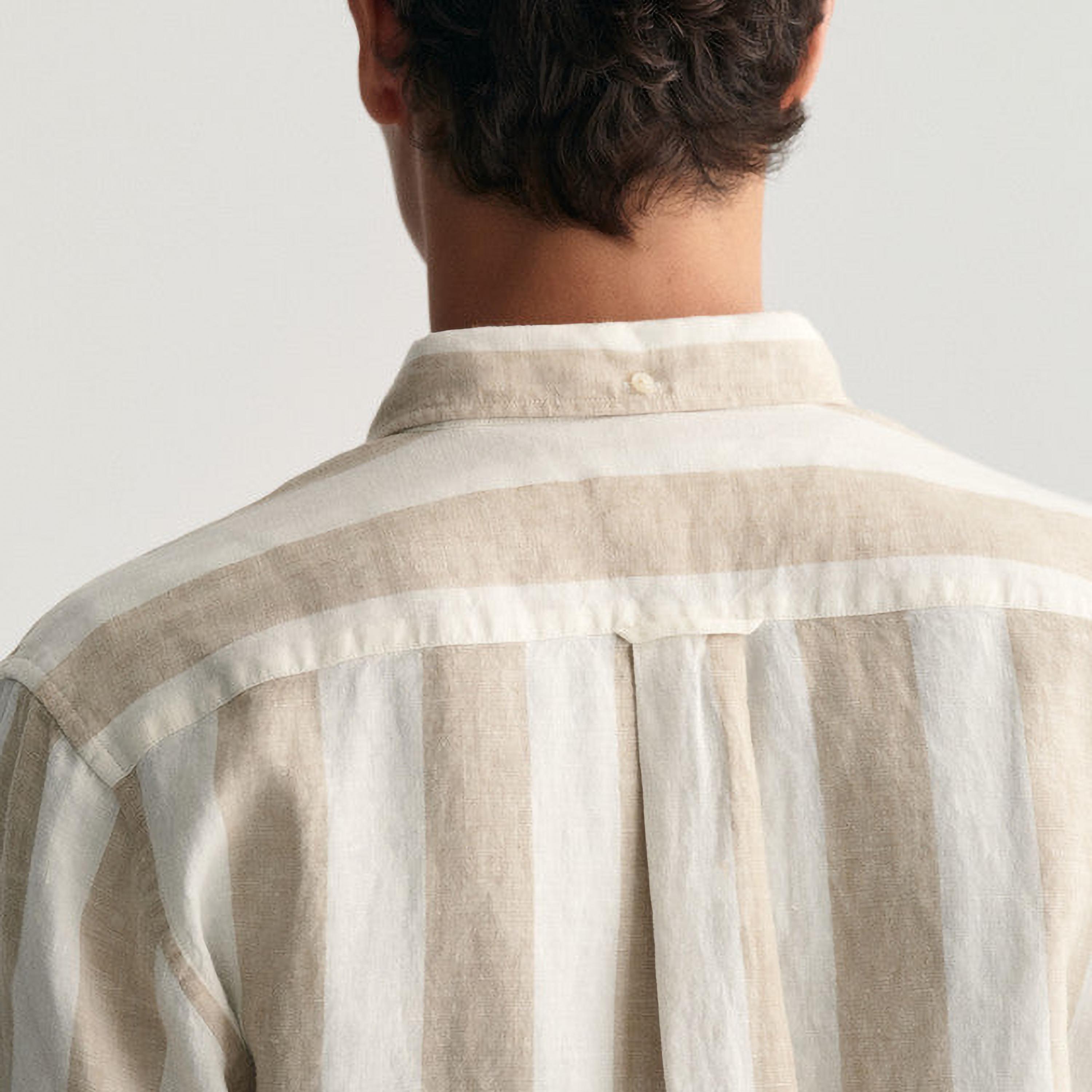 Gant Regular Fit Stripes Button Down Collar Long Sleeves Shirt-men-clothing-shirts-image-4