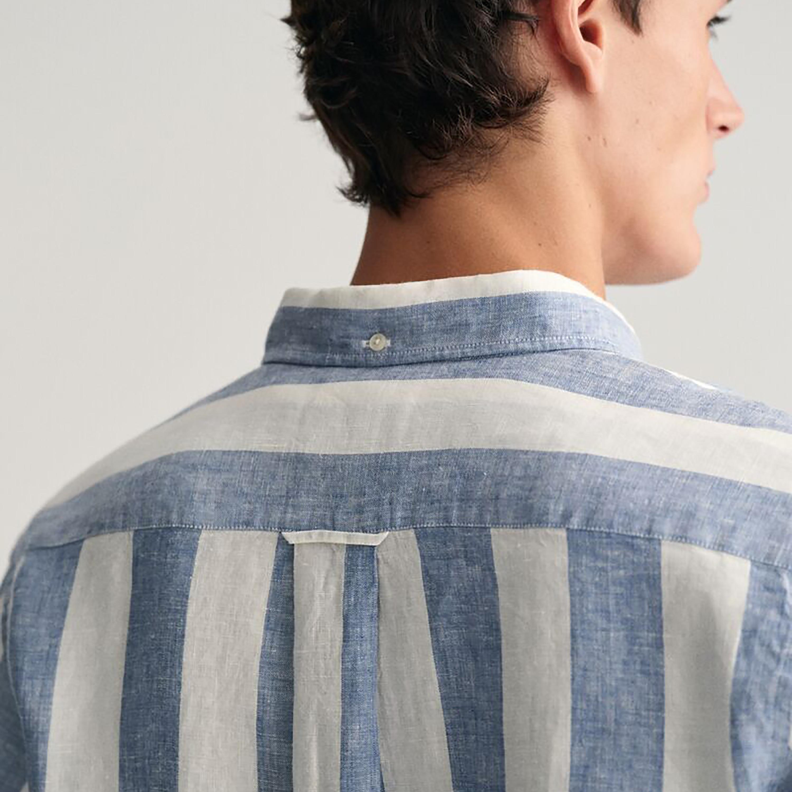 Gant Bold Striped Button Down Collar Long Sleeves Shirt-men-clothing-shirts-image-3