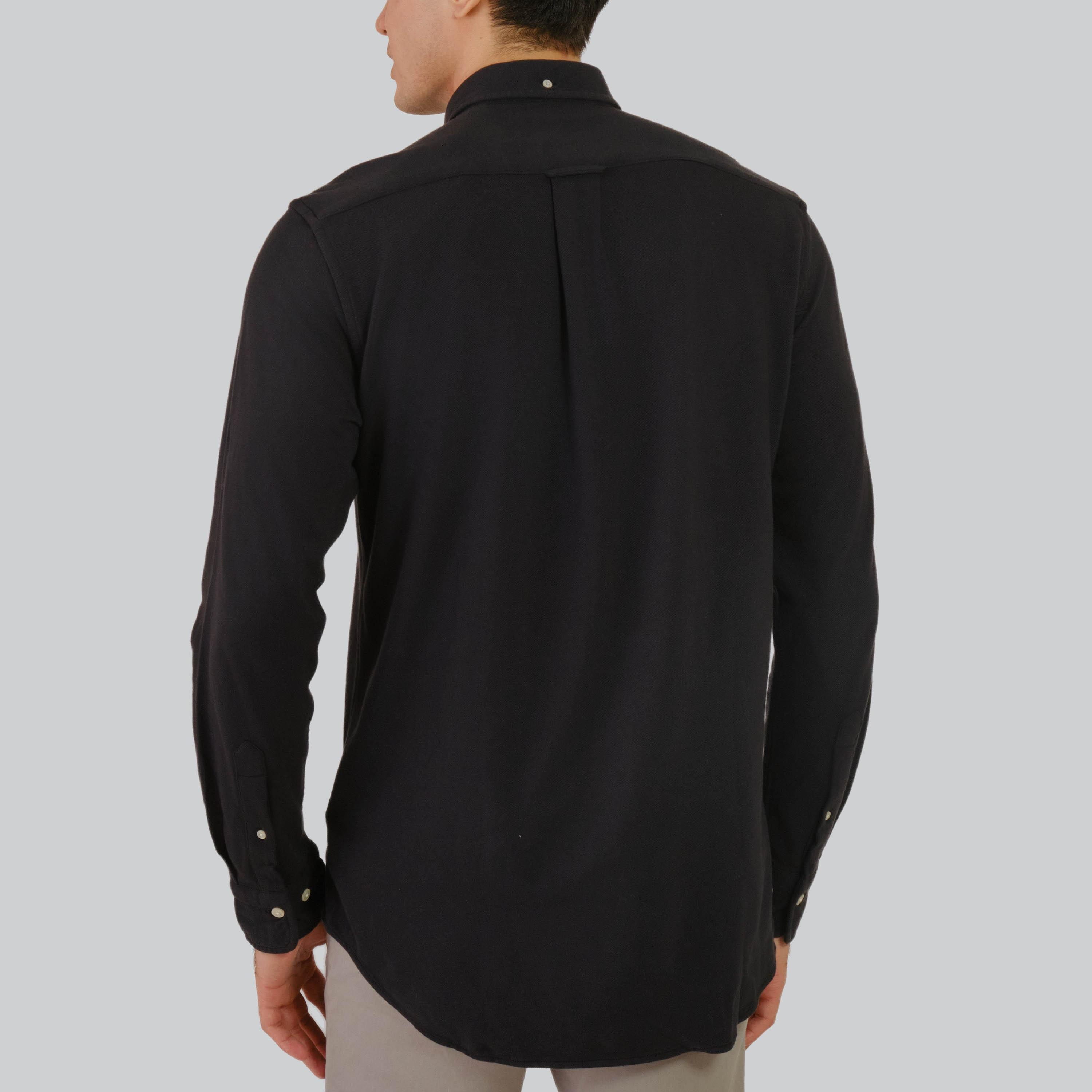 قميص رجالي من Gant ذو ياقة عادية وأكمام طويلة وياقة بأزرار سفلية-men-clothing-shirts-image-3