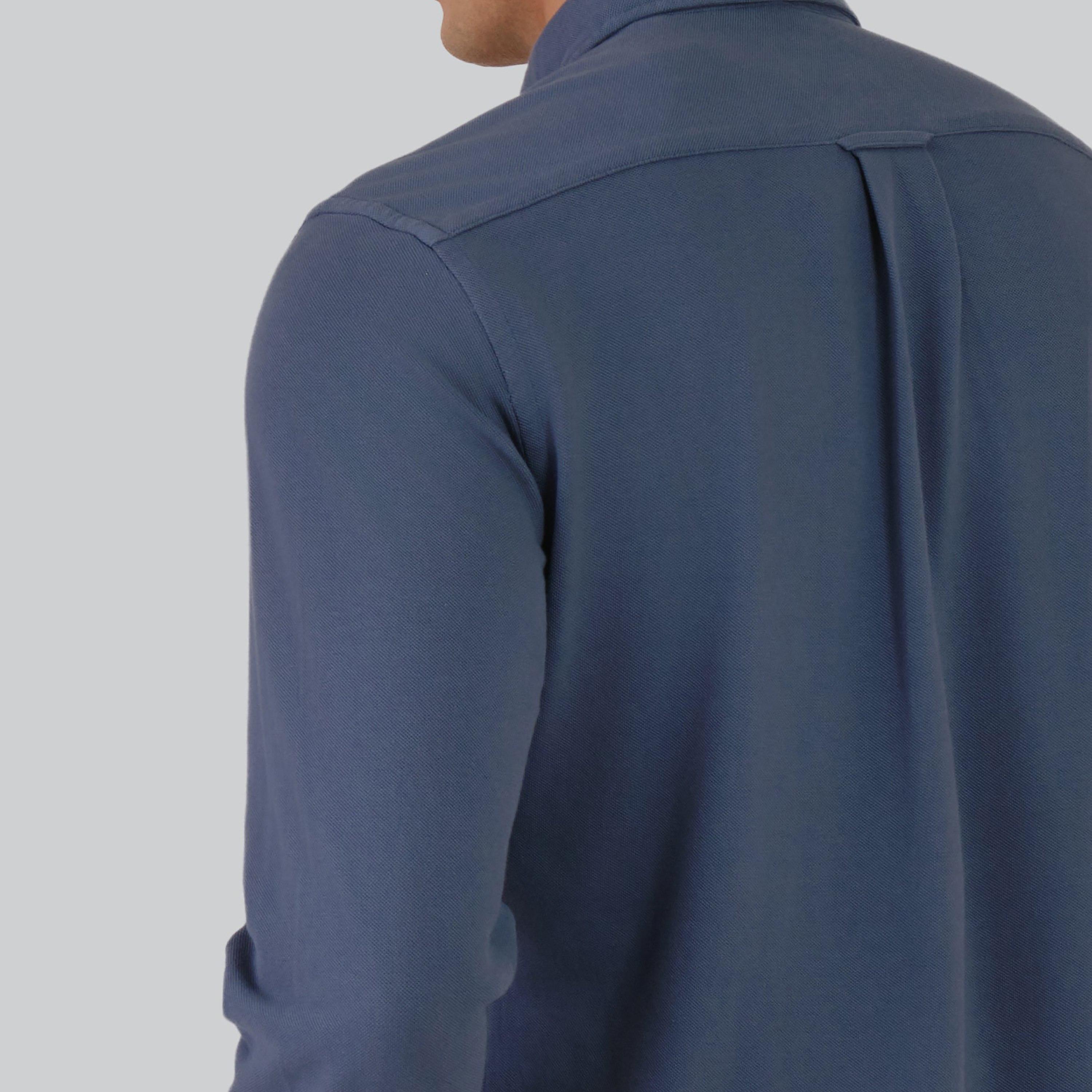 قميص رجالي من Gant ذو ياقة عادية وأكمام طويلة وياقة بأزرار سفلية-men-clothing-shirts-image-6