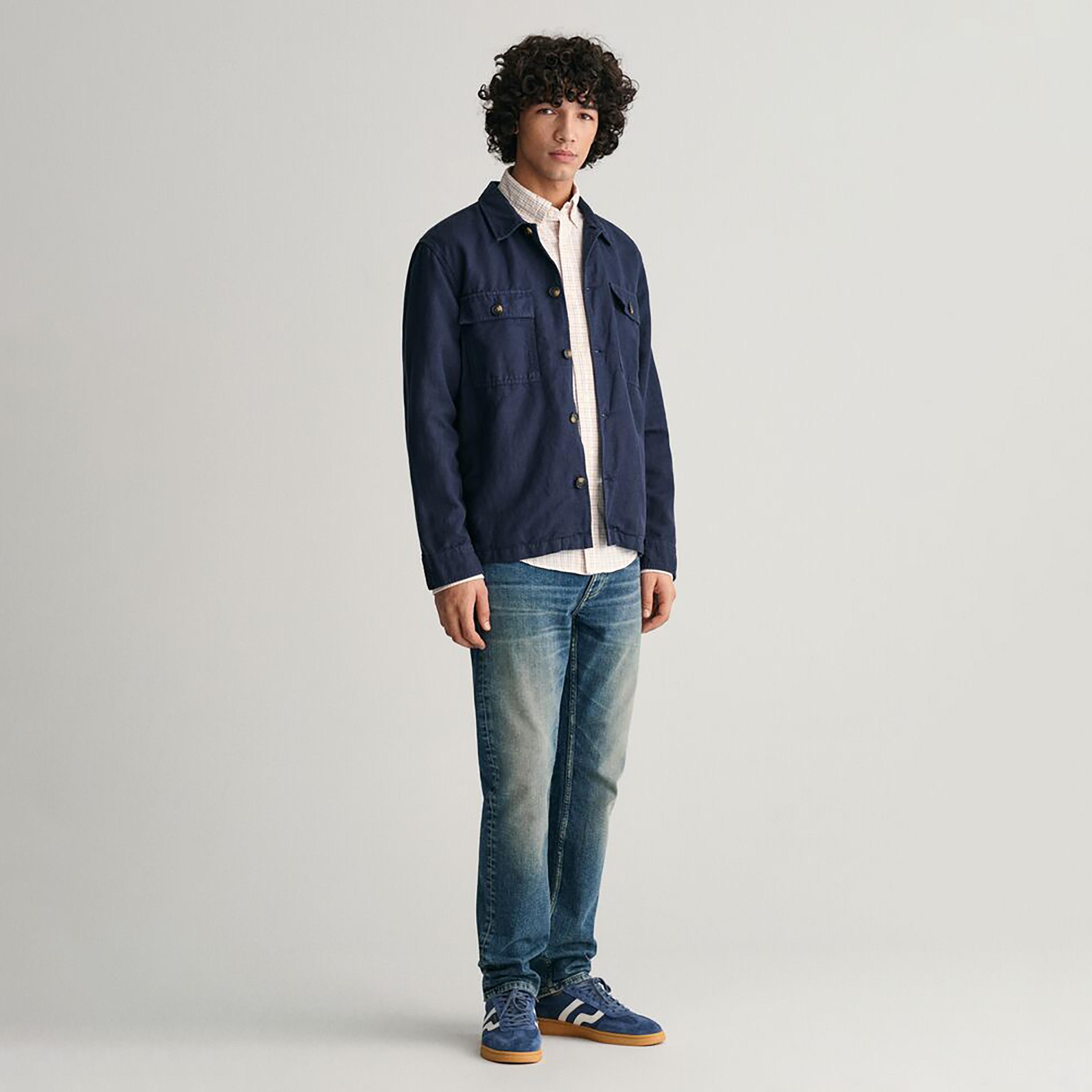 Gant Checked Button Down Collar Long Sleeves Tattersall Archive Oxford Shirt-men-clothing-shirts-image-2