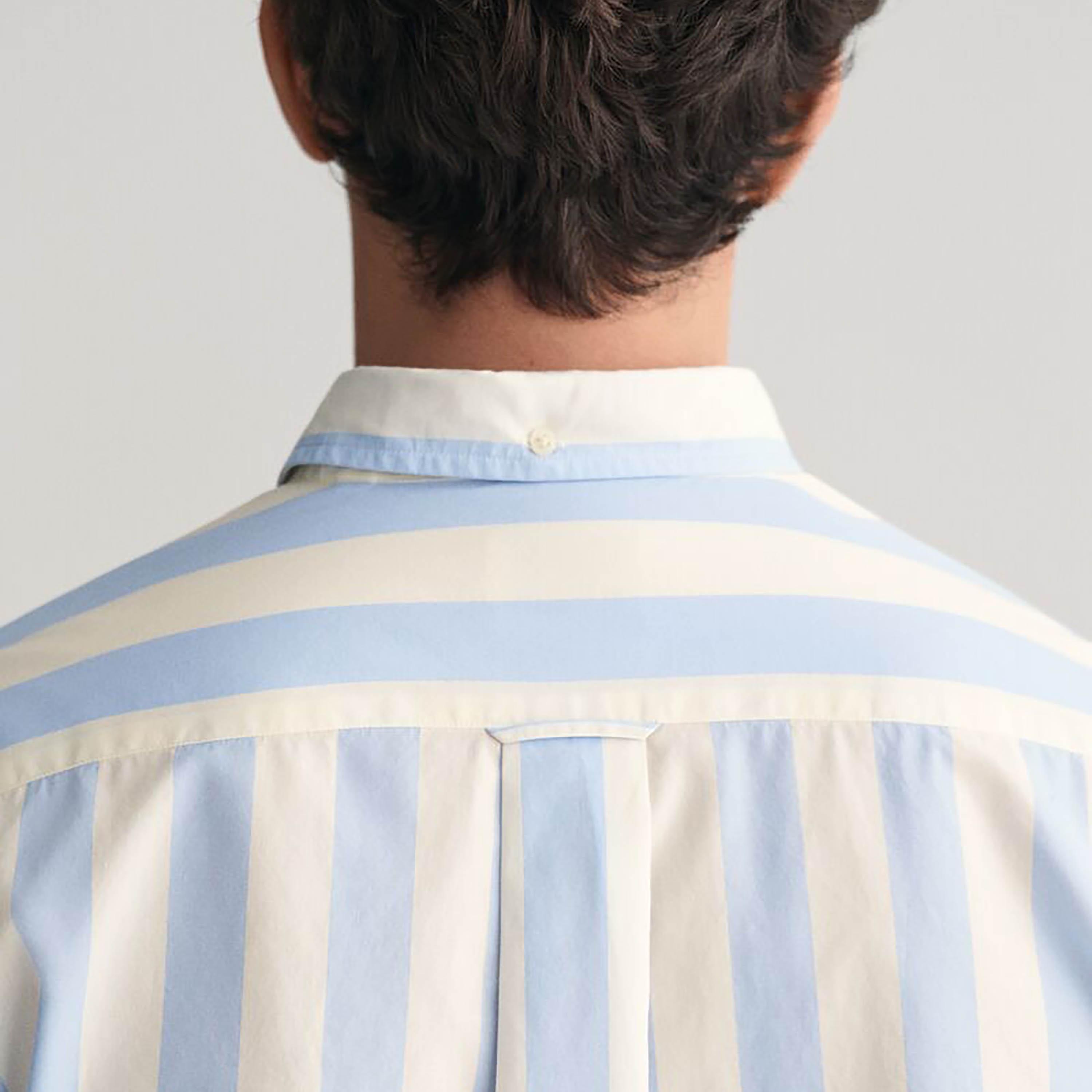 Gant Regular Fit Striped Button-Down Collar Long Sleeves Men's Shirt-men-clothing-shirts-image-6