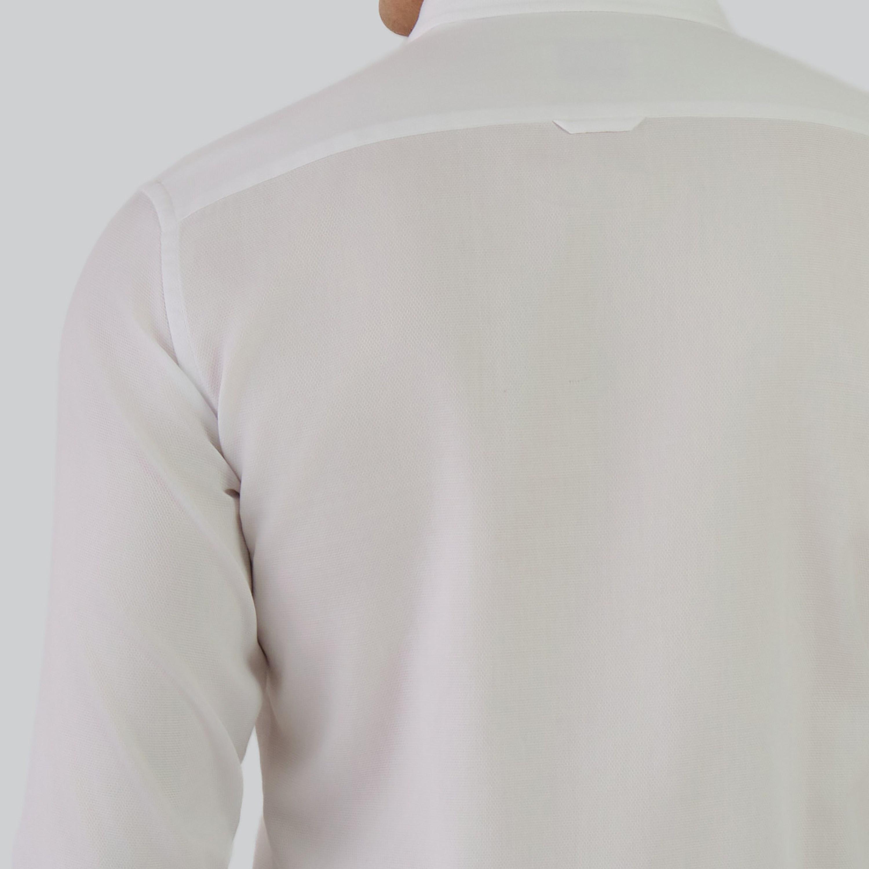 Gant Regular Fit Plain Button-Down Collar Long Sleeves Men's Shirt-men-clothing-shirts-image-4