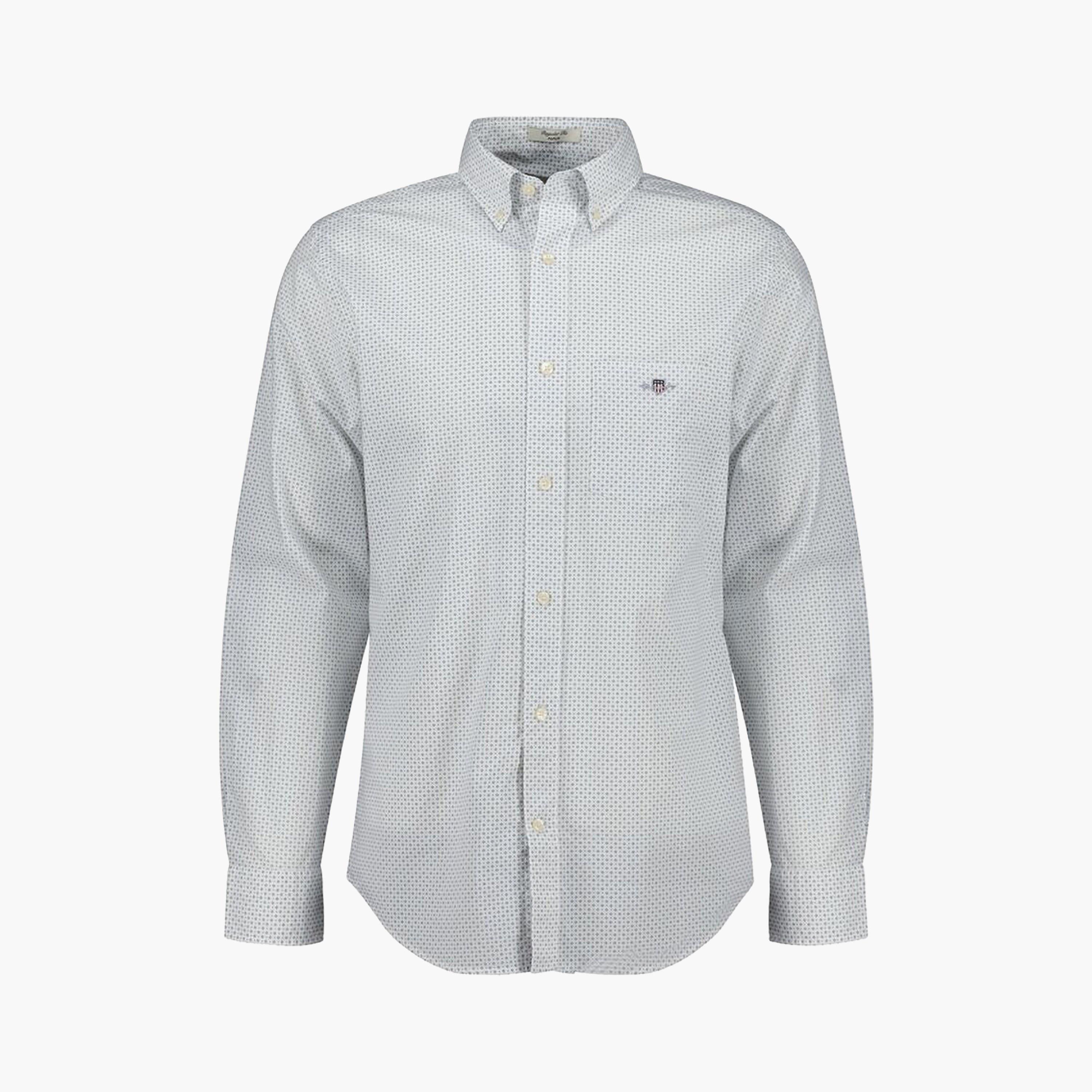 Gant Regular Fit Ditsy Print Button-Down Collar Long Sleeves Men's Shirt-men-clothing-shirts-image-1