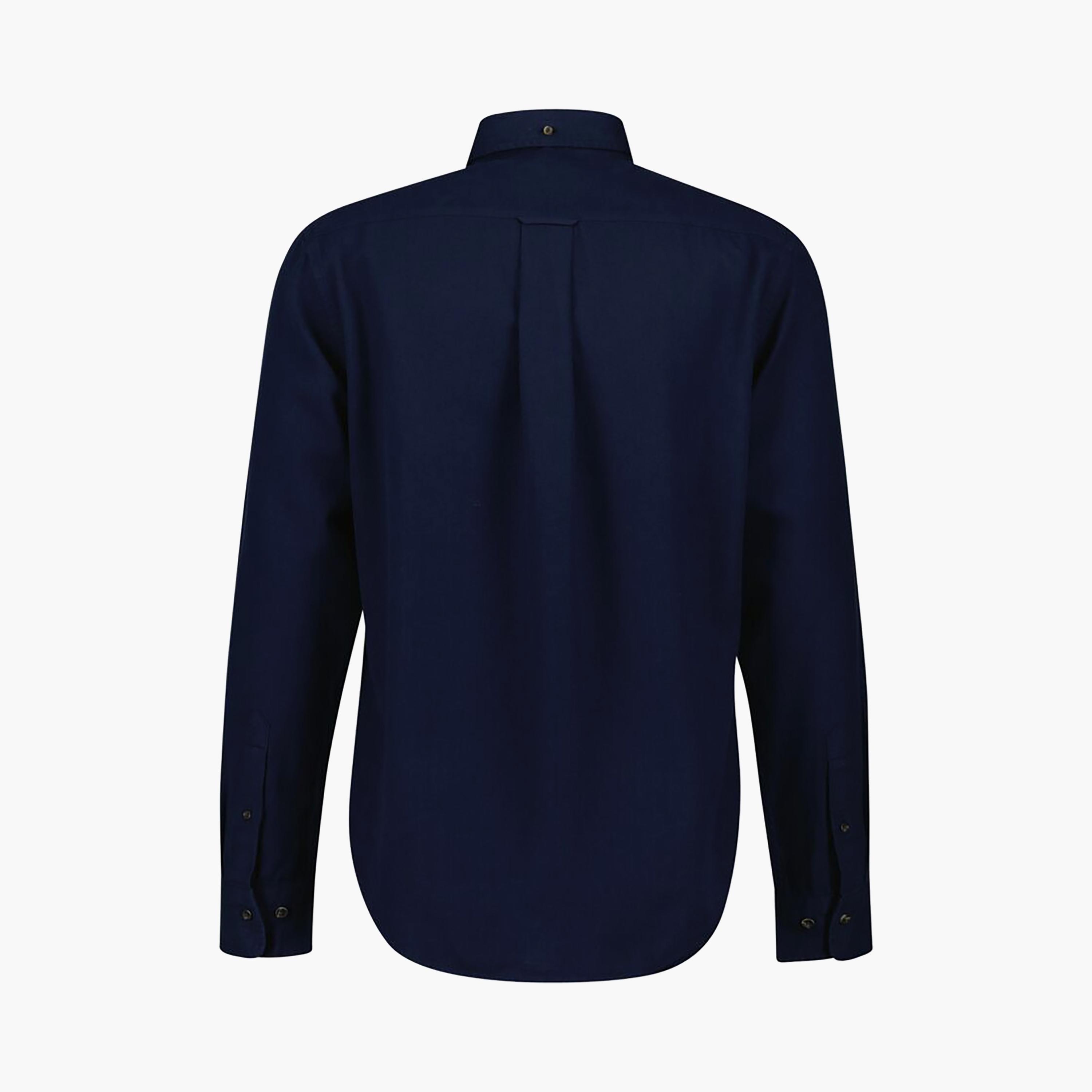 Gant Regular Fit Plain Button-Down Collar Long Sleeves Men's Shirt-men-clothing-shirts-image-2