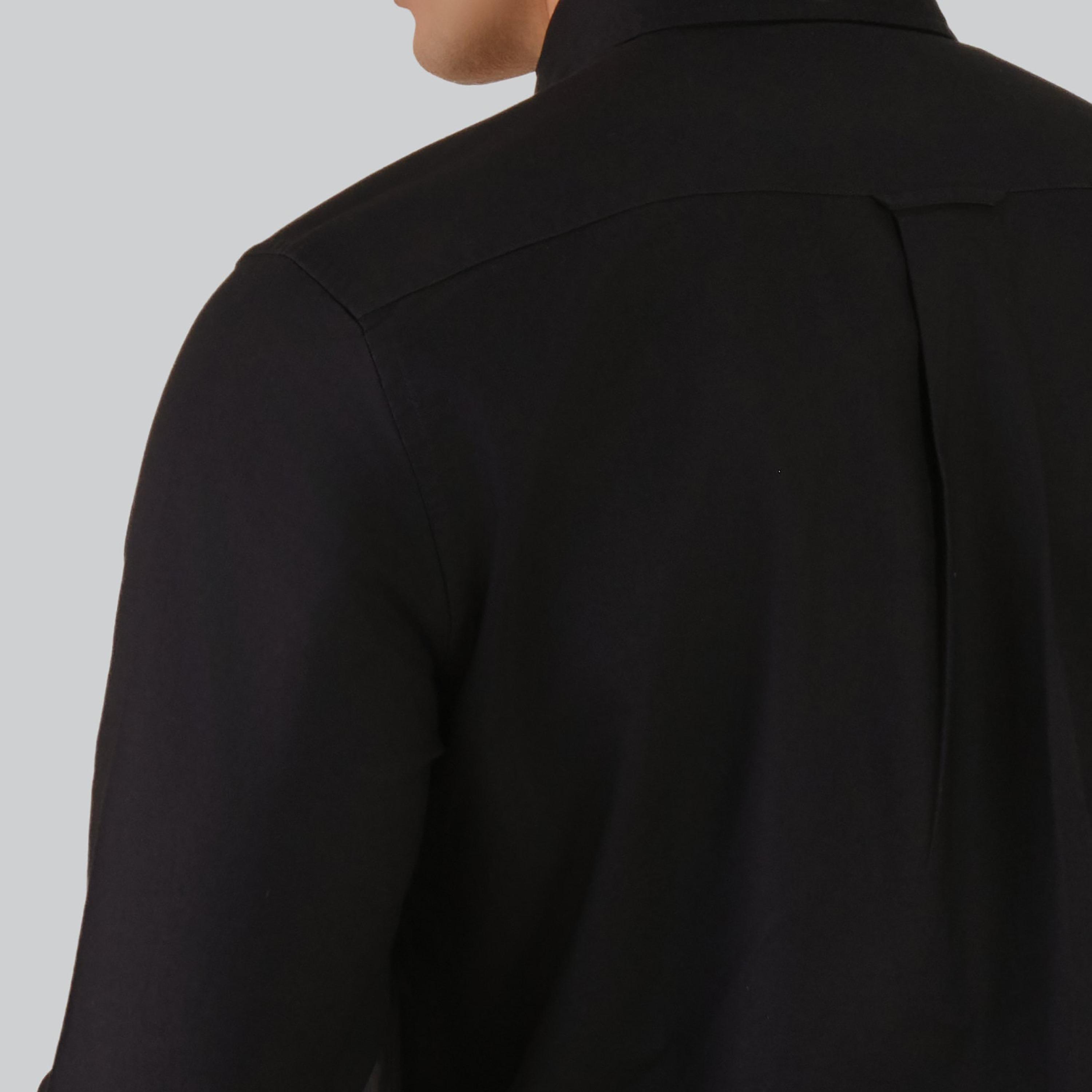 Gant Regular Fit Plain Button-Down Collar Long Sleeves Men's Shirt-men-clothing-shirts-image-2