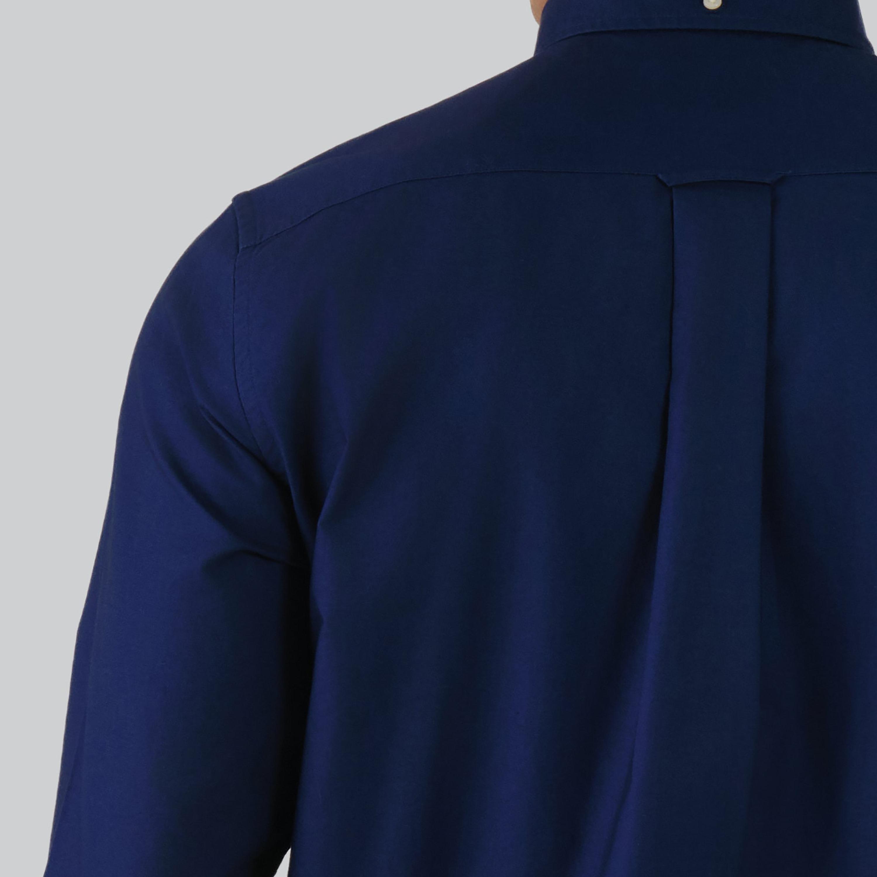 Gant Regular Fit Plain Button-Down Collar Long Sleeves Men's Shirt-men-clothing-shirts-image-9