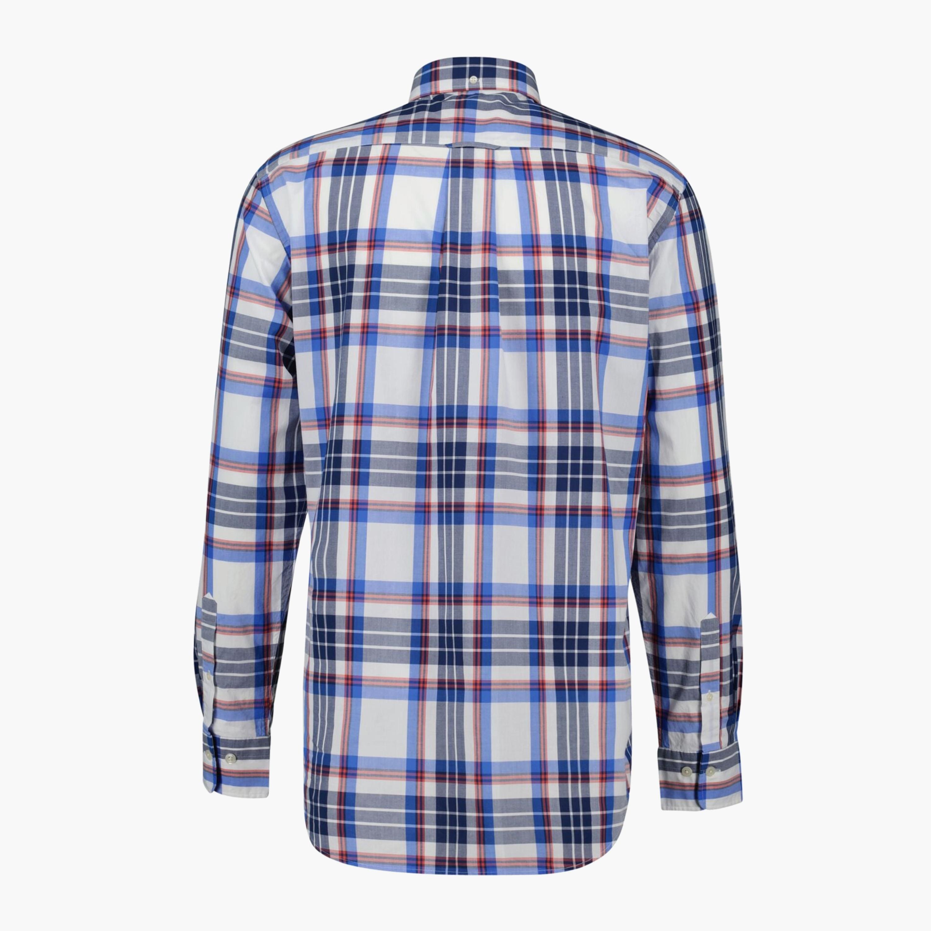 Gant Regular Fit Checked Button-Down Collar Long Sleeves Men's Shirt-men-clothing-shirts-image-2