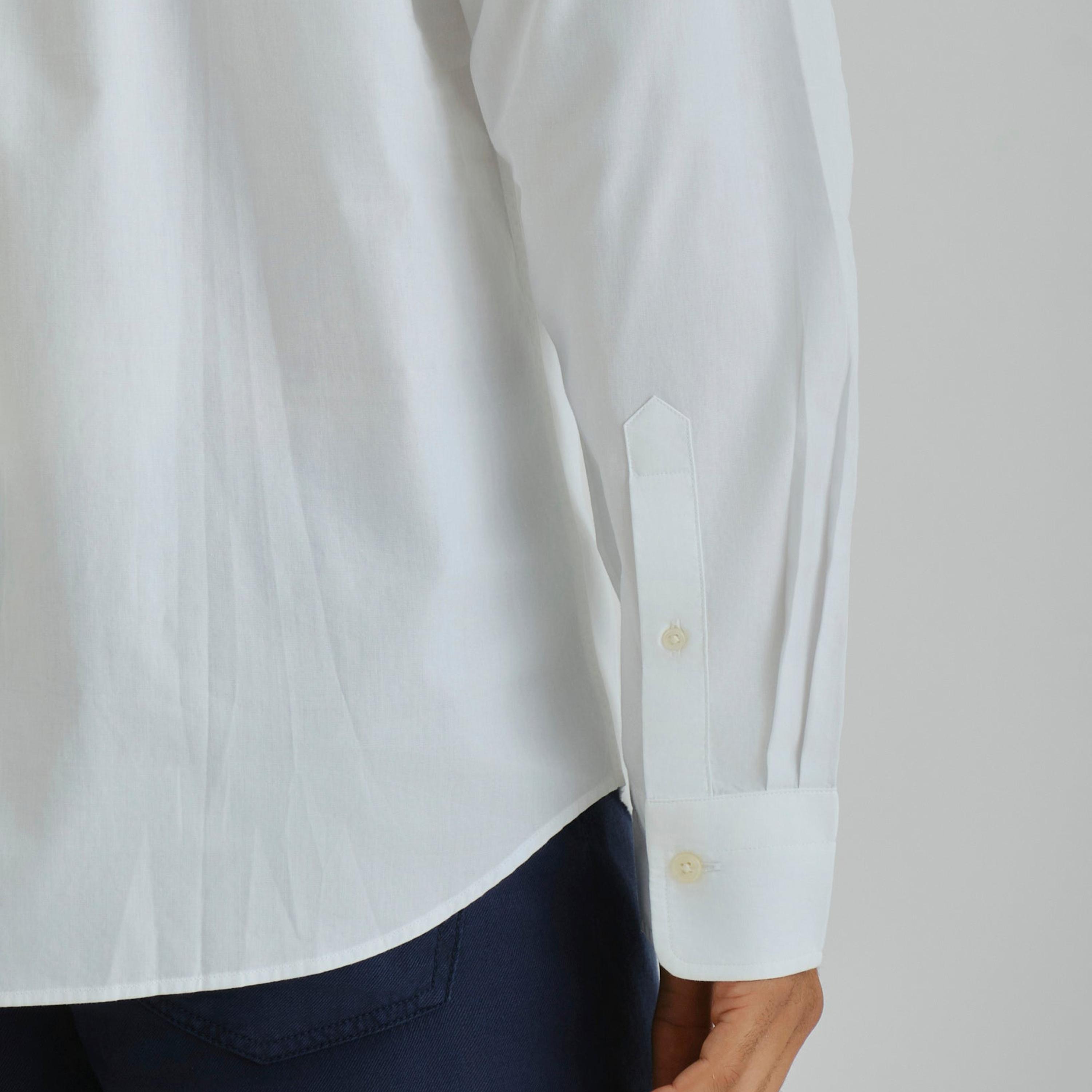 قميص رجالي بقصة عادية بياقة بأزرار سفلية سادة وأكمام طويلة من جانت.-men-clothing-shirts-image-4