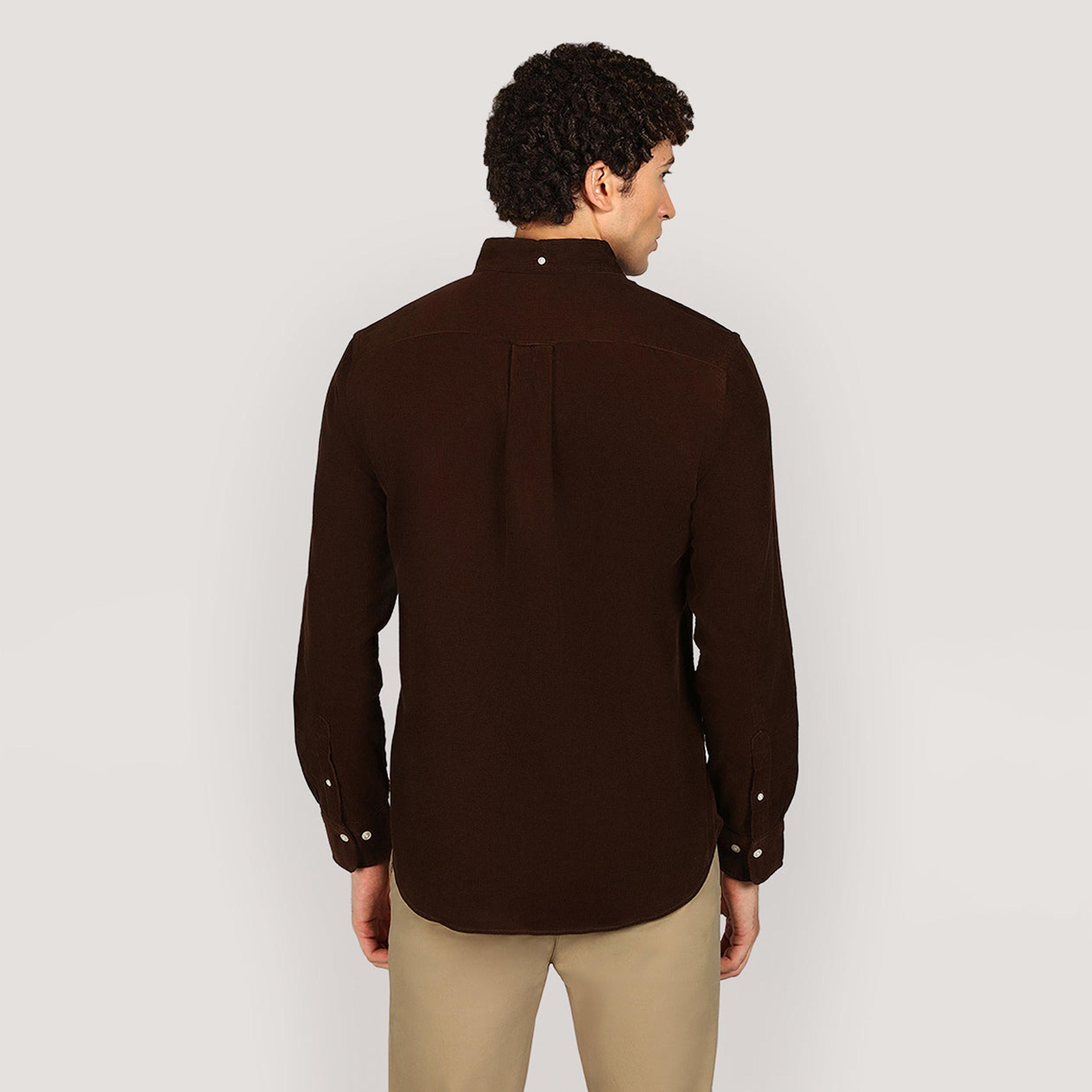 قميص رجالي بقصّة عادية وياقة بأزرار وأكمام طويلة من جانت-men-clothing-shirts-image-1