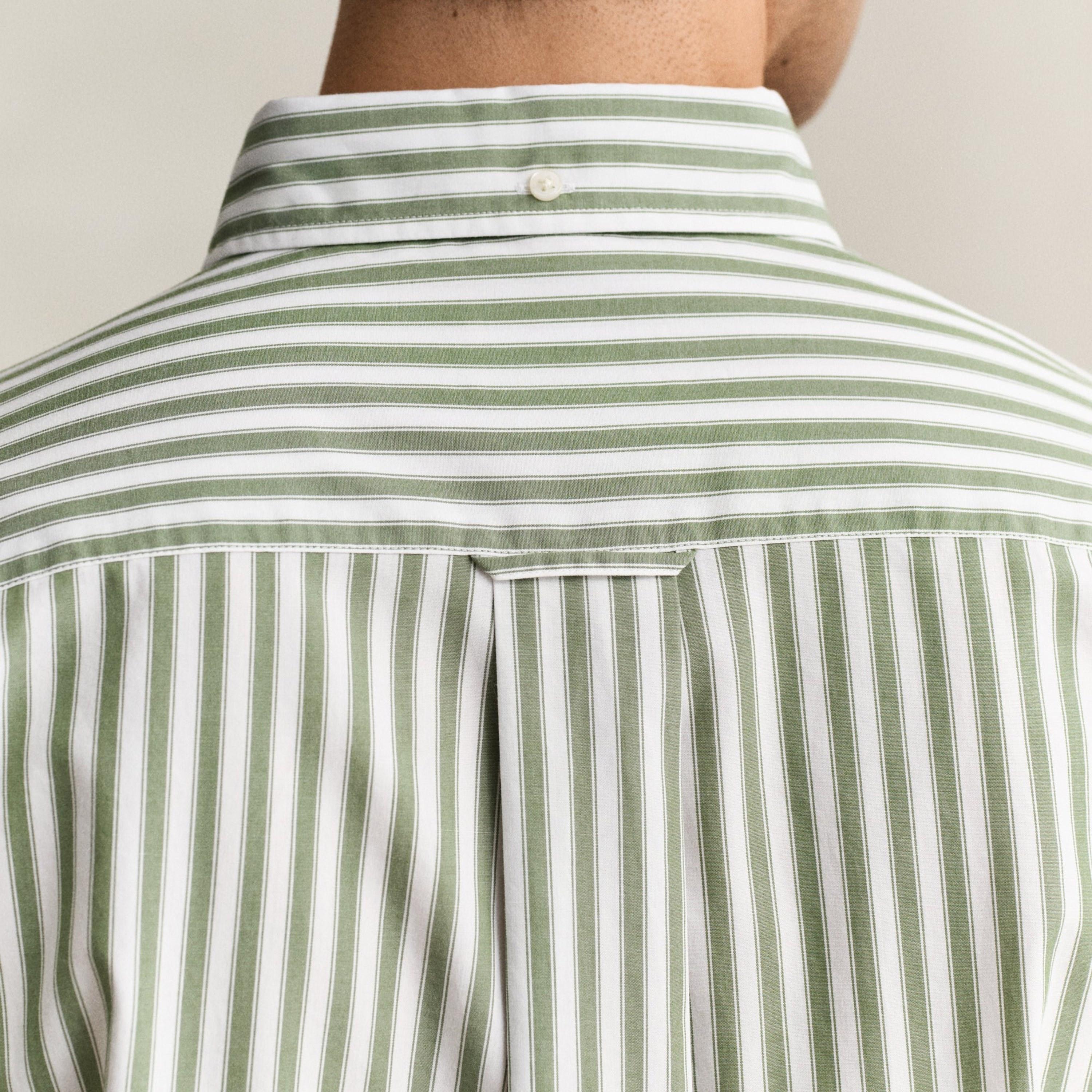 قميص رجالي مخطط بقصّة عادية وأزرار وأكمام طويلة من جانت-men-clothing-shirts-image-3