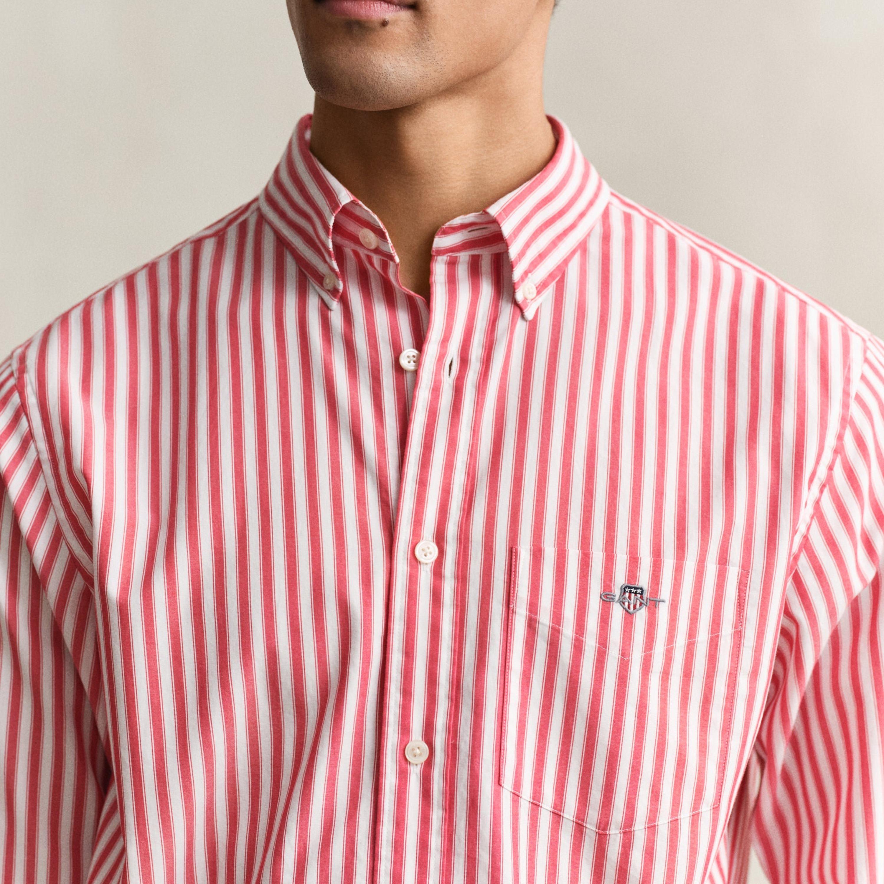 قميص رجالي مخطط بقصّة عادية وأزرار وأكمام طويلة من جانت-men-clothing-shirts-image-20