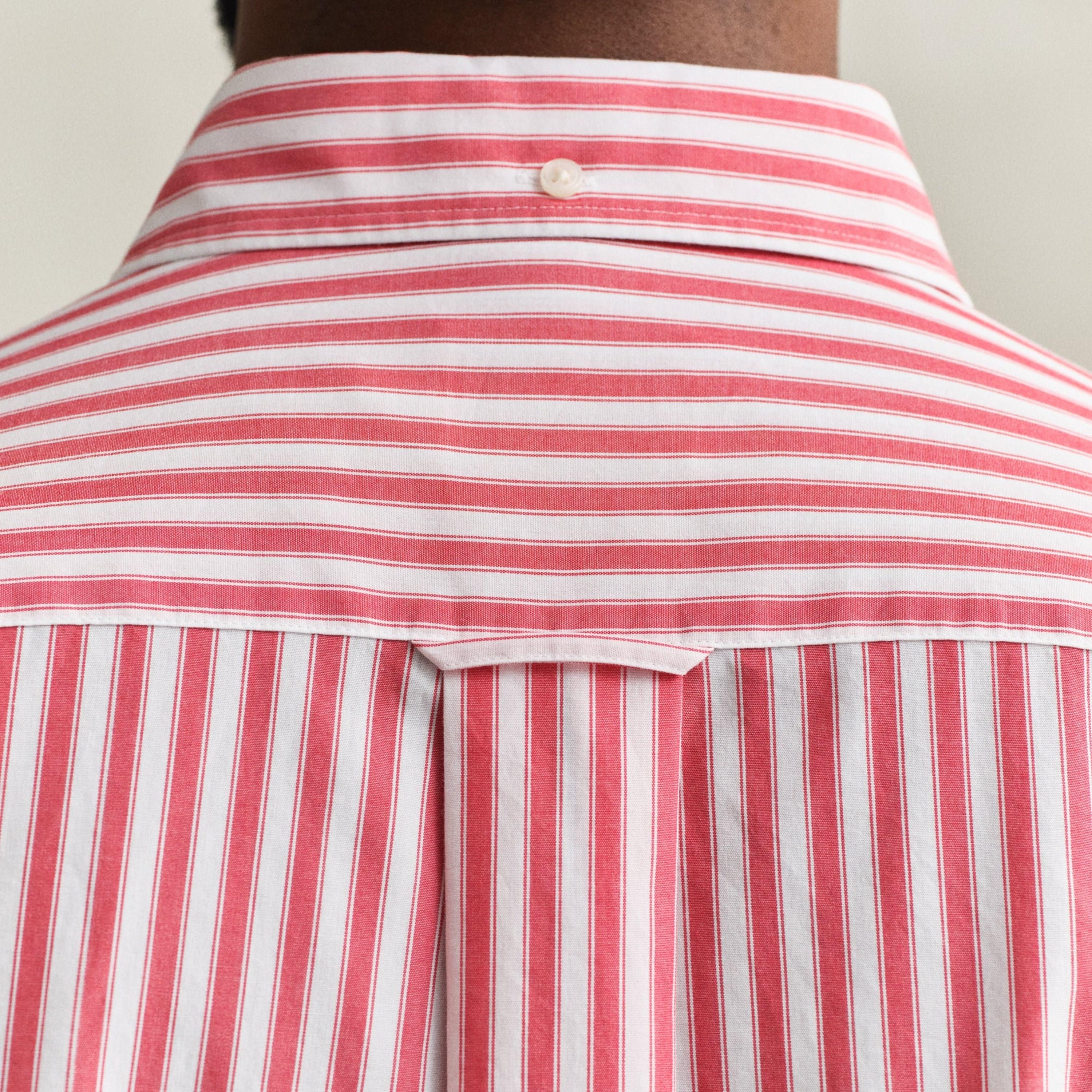 قميص رجالي بقصة عادية بياقة وأزرار سفلية مخططة وأكمام قصيرة من جانت.-men-clothing-shirts-image-23