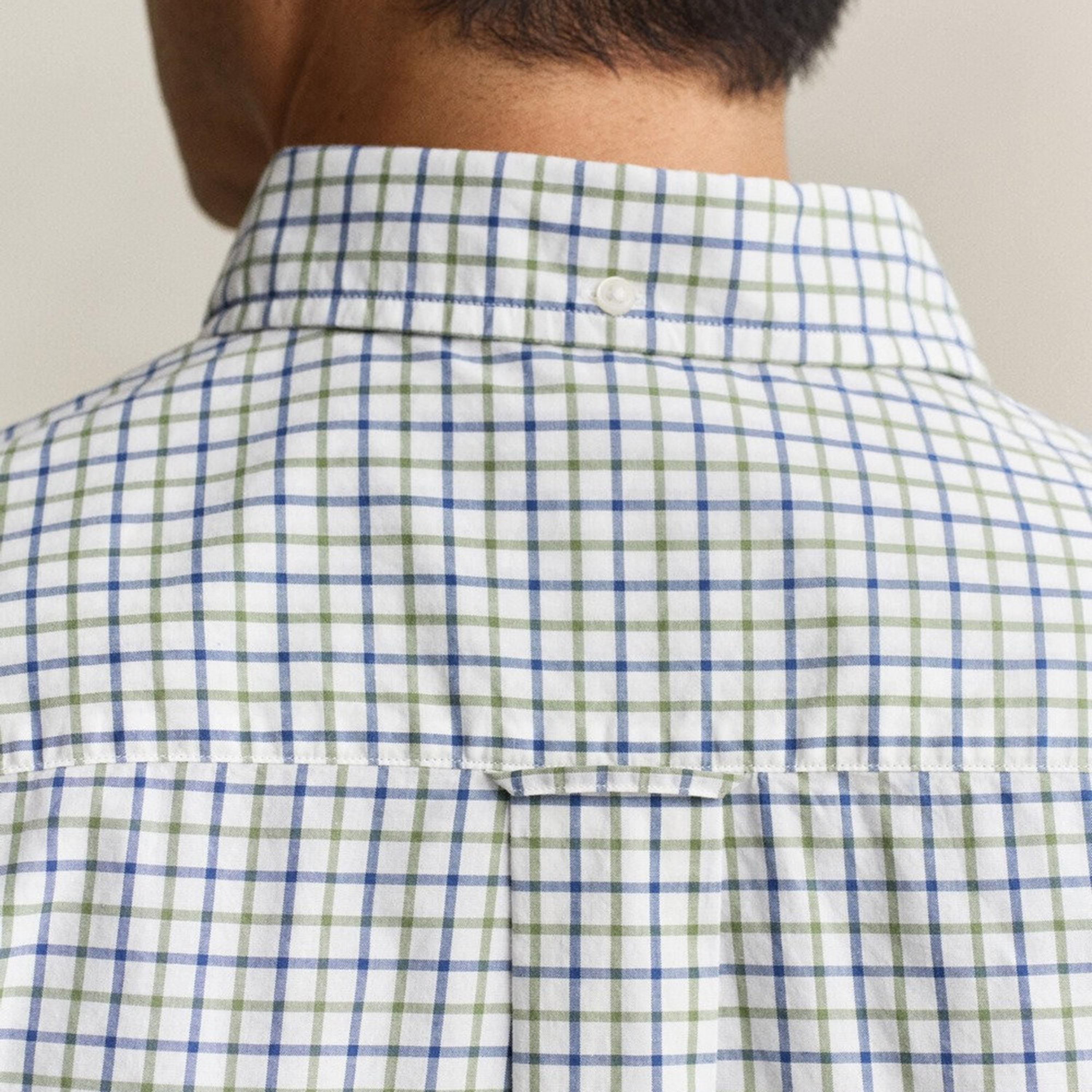 Gant Checked Regular Fit Long Sleeves Button-Down Collar Men's Shirt-men-clothing-shirts-image-3