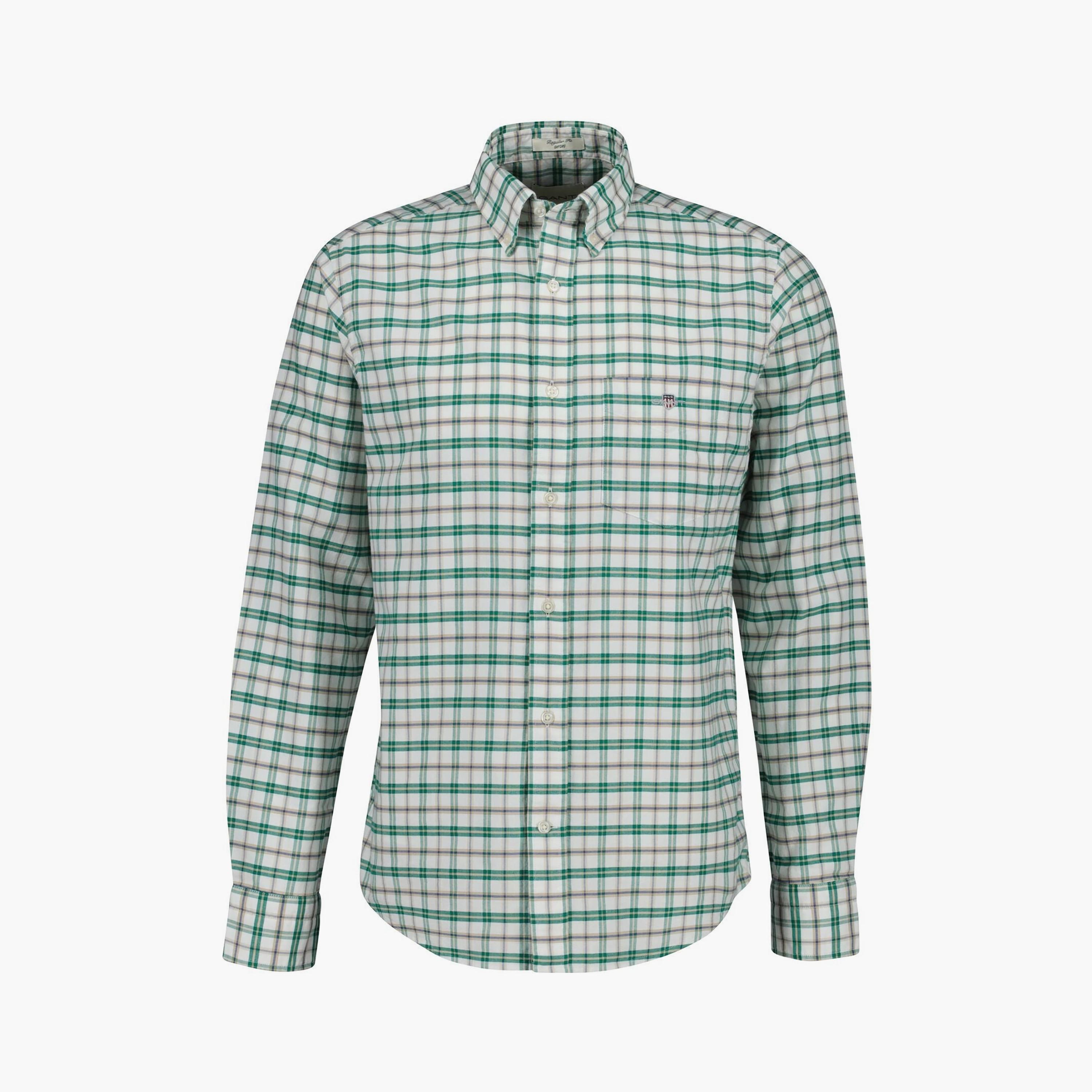 قميص رجالي بقصّة عادية وأكمام طويلة وياقة بأزرار من جانت-men-clothing-shirts-image-5