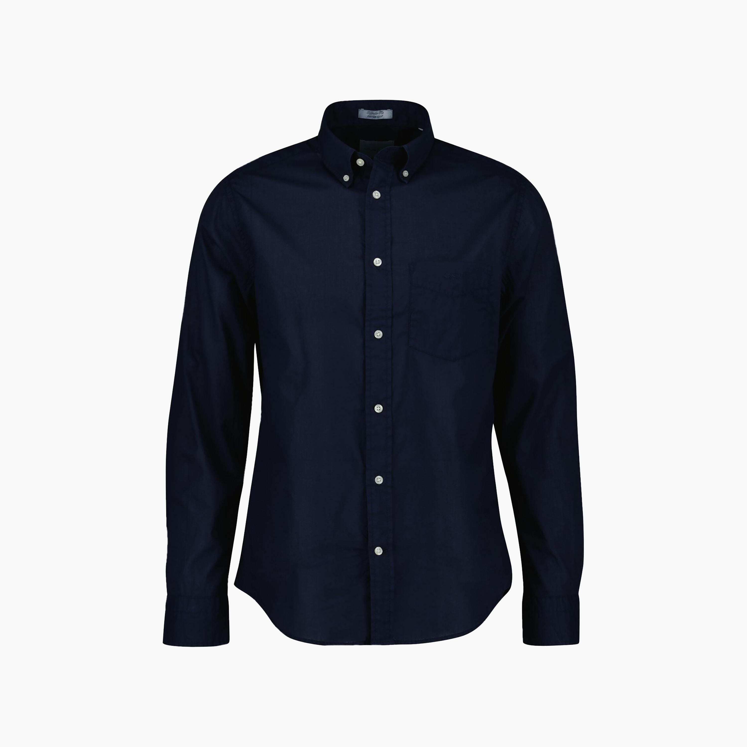 Gant Regular Fit Plain Button Down Collar Long Sleeves Men's Shirt-men-clothing-shirts-image-6