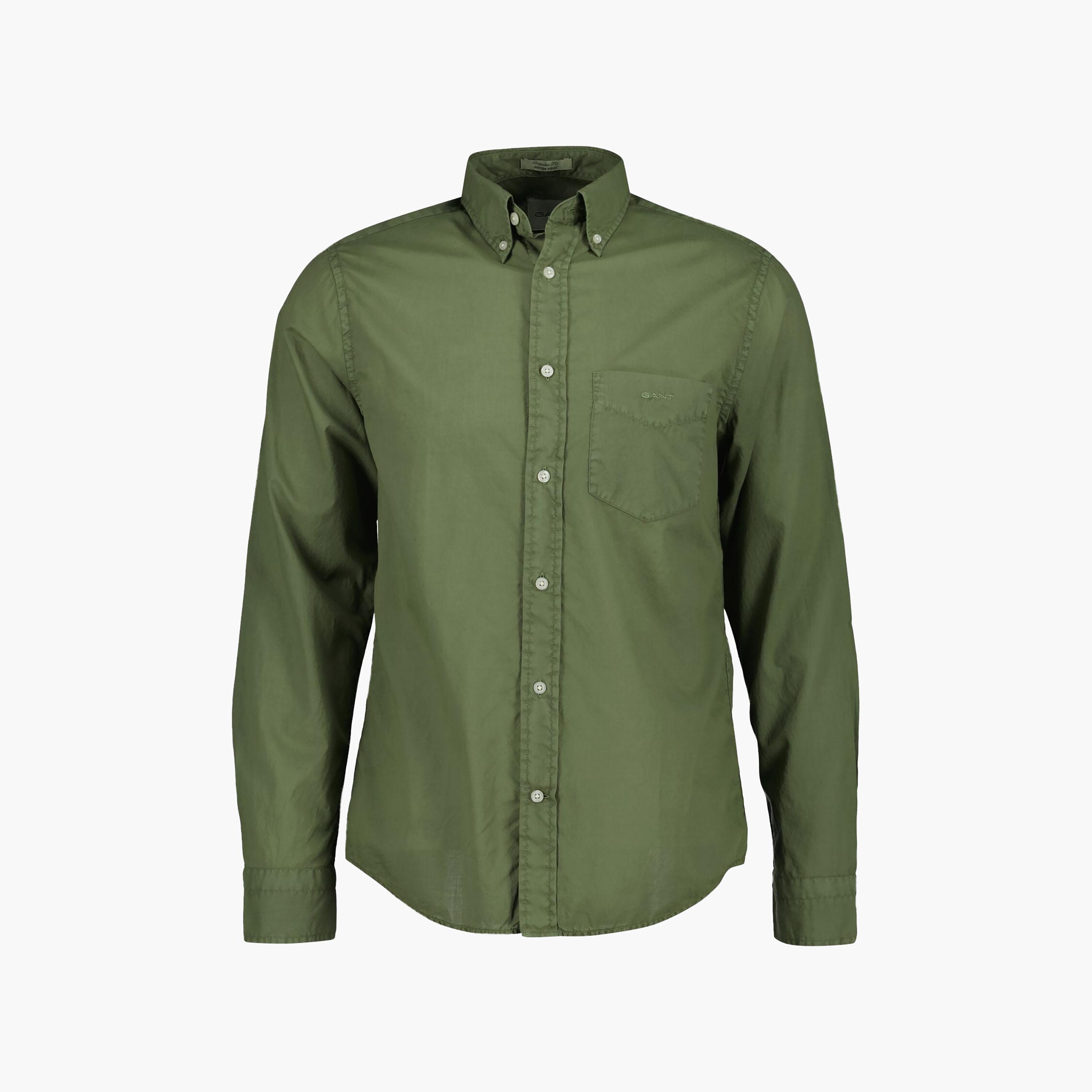 Gant Regular Fit Plain Button Down Collar Long Sleeves Men's Shirt-men-clothing-shirts-image-6