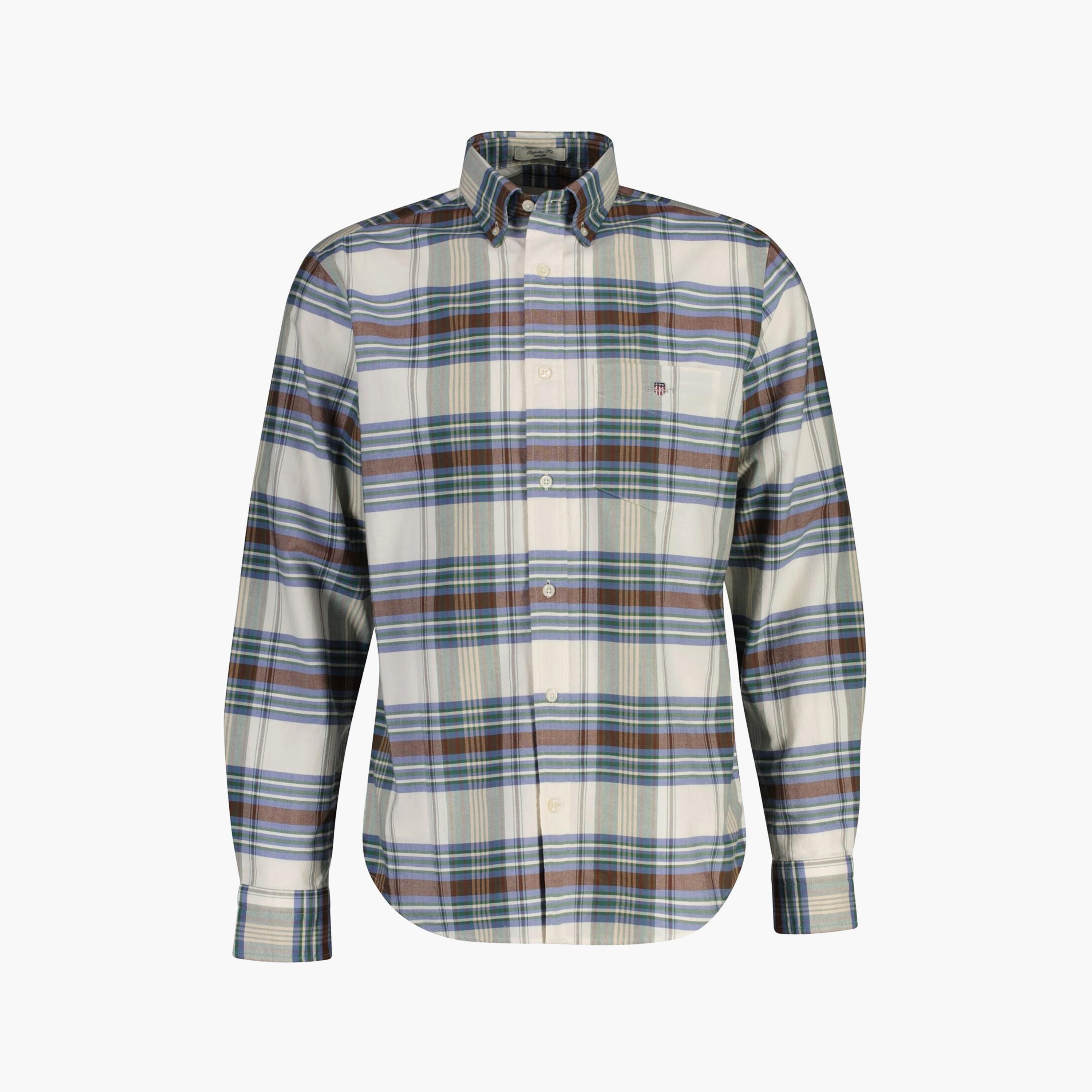 قميص رجالي بقصّة عادية وأكمام طويلة وياقة بأزرار من جانت-men-clothing-shirts-image-6