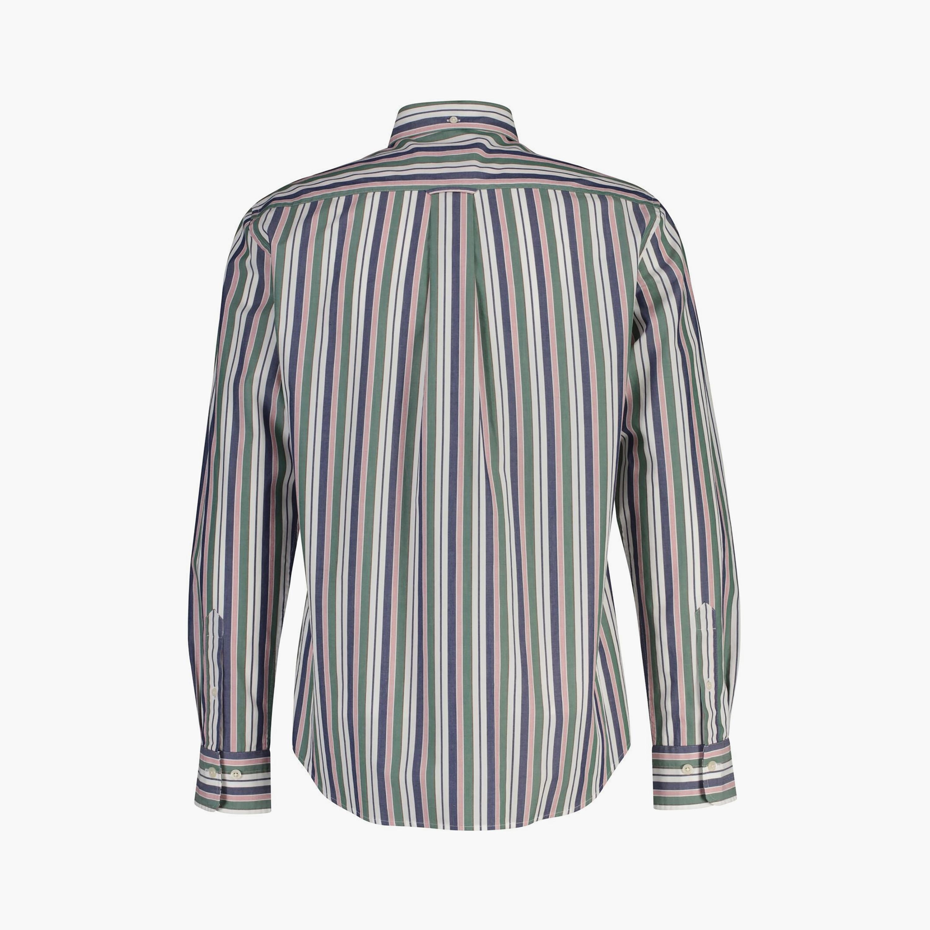 Gant Striped Regular Fit Long Sleeves Button-Down Collar Men's Shirt-men-clothing-shirts-image-6