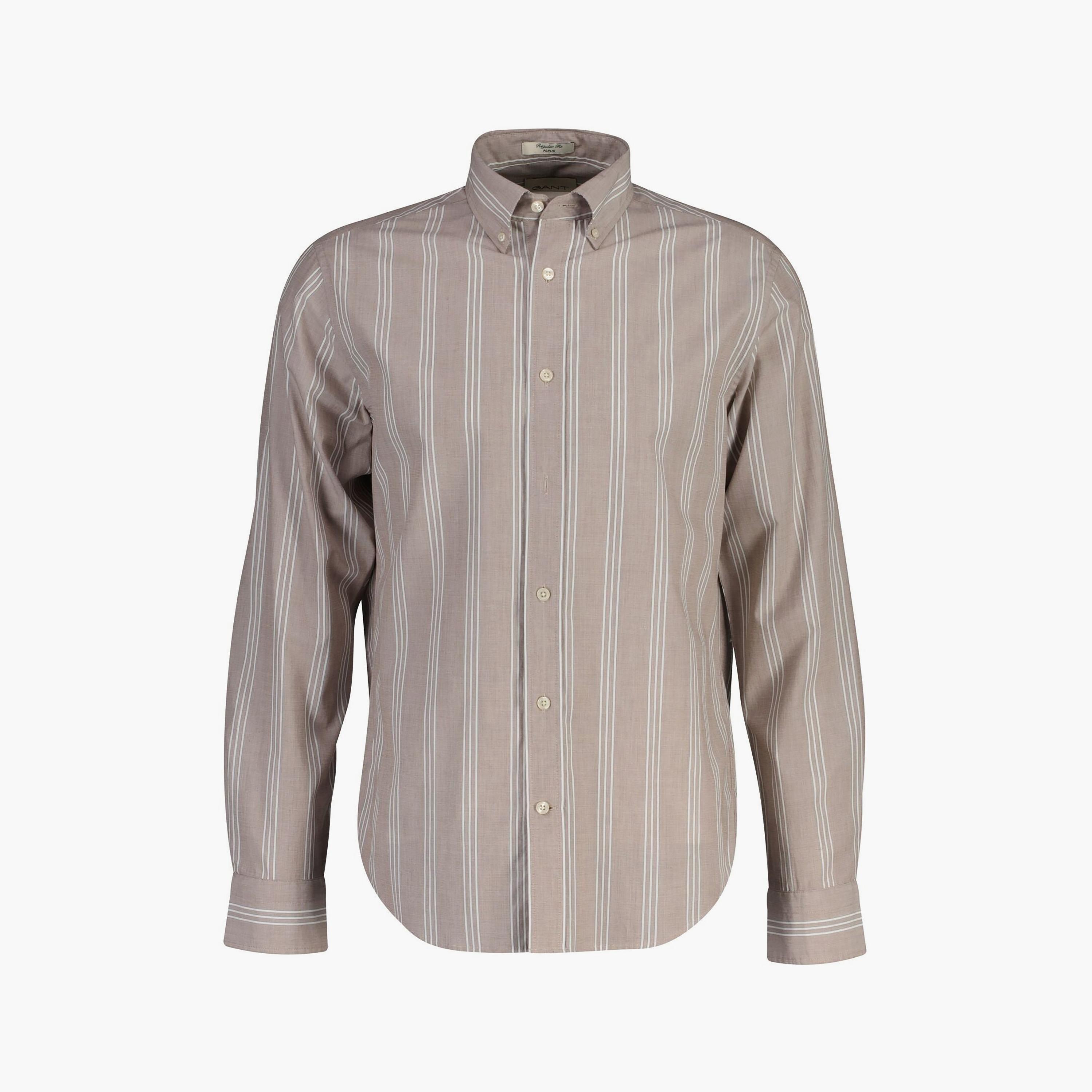 قميص رجالي مخطط بقصّة عادية وأزرار وأكمام طويلة من جانت-men-clothing-shirts-image-5