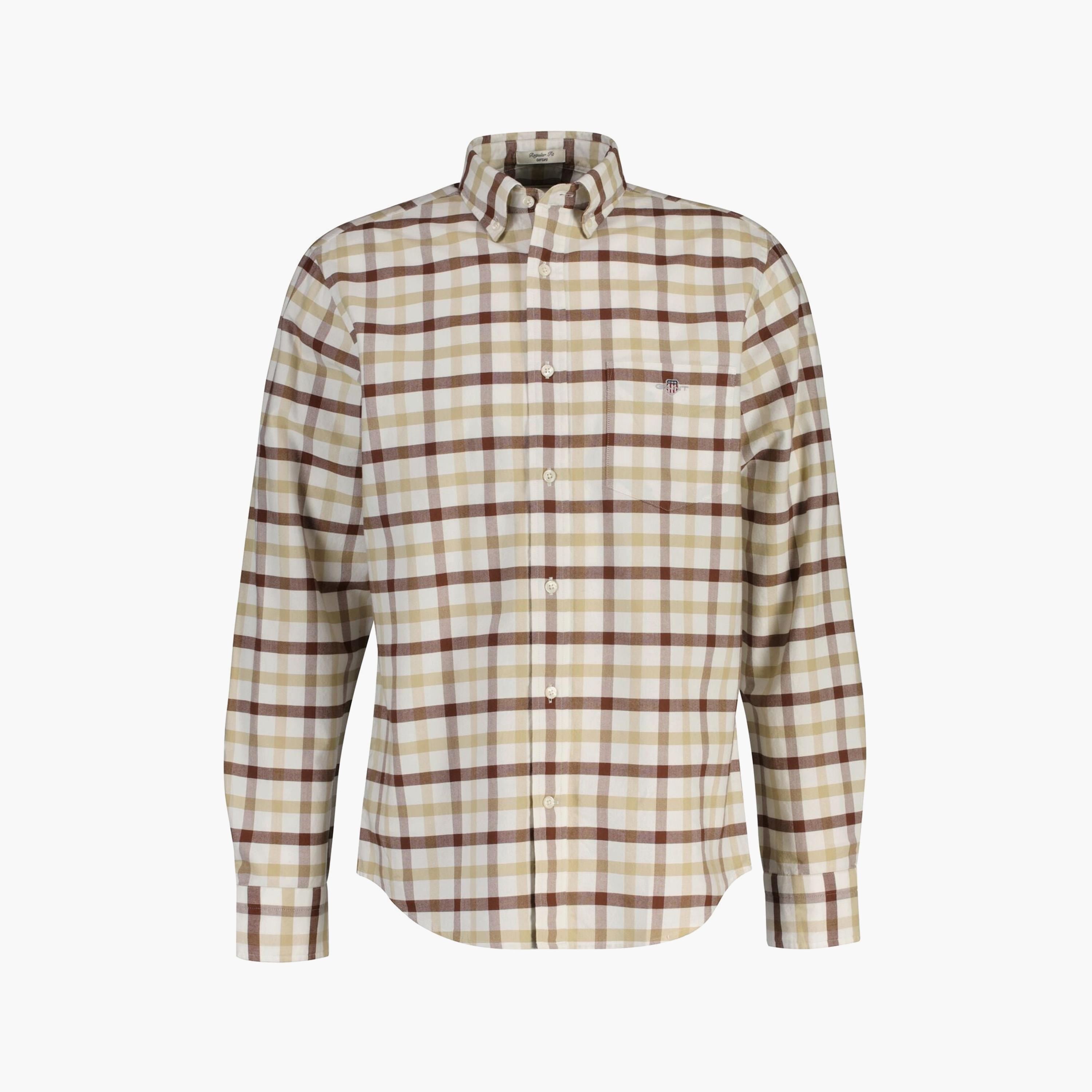 قميص رجالي بقصّة عادية وأكمام طويلة وياقة بأزرار من جانت-men-clothing-shirts-image-5