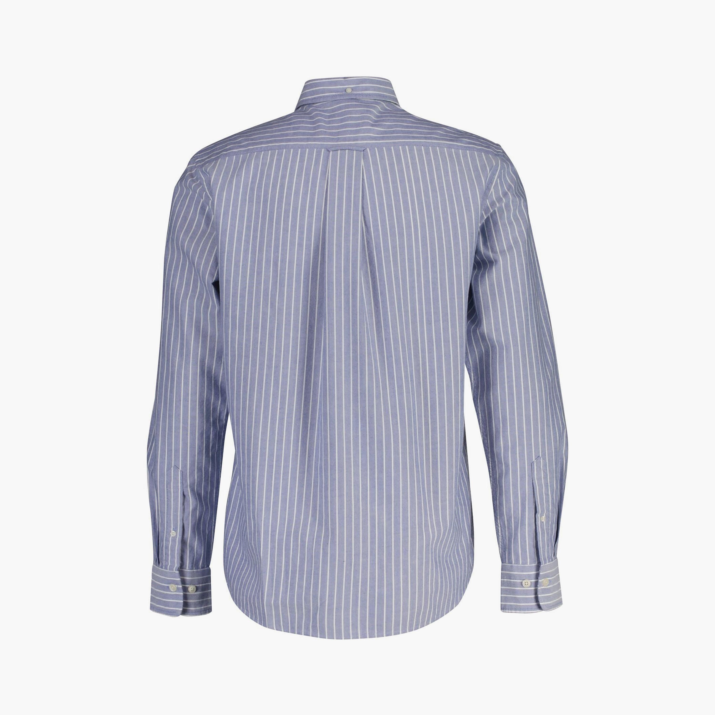 Gant Striped Regular Fit Long Sleeves Classic Oxford Button-Down Collar Men's Shirt-men-clothing-shirts-image-17