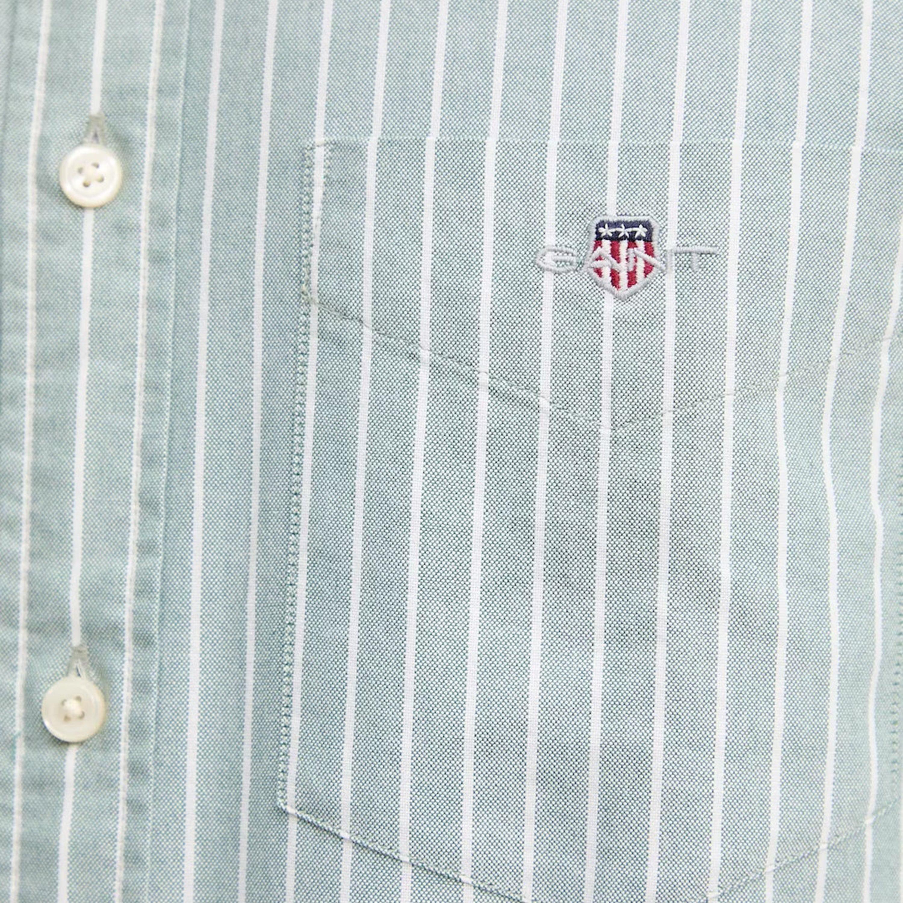 Gant Striped Regular Fit Long Sleeves Classic Oxford Button-Down Collar Men's Shirt-men-clothing-shirts-image-11