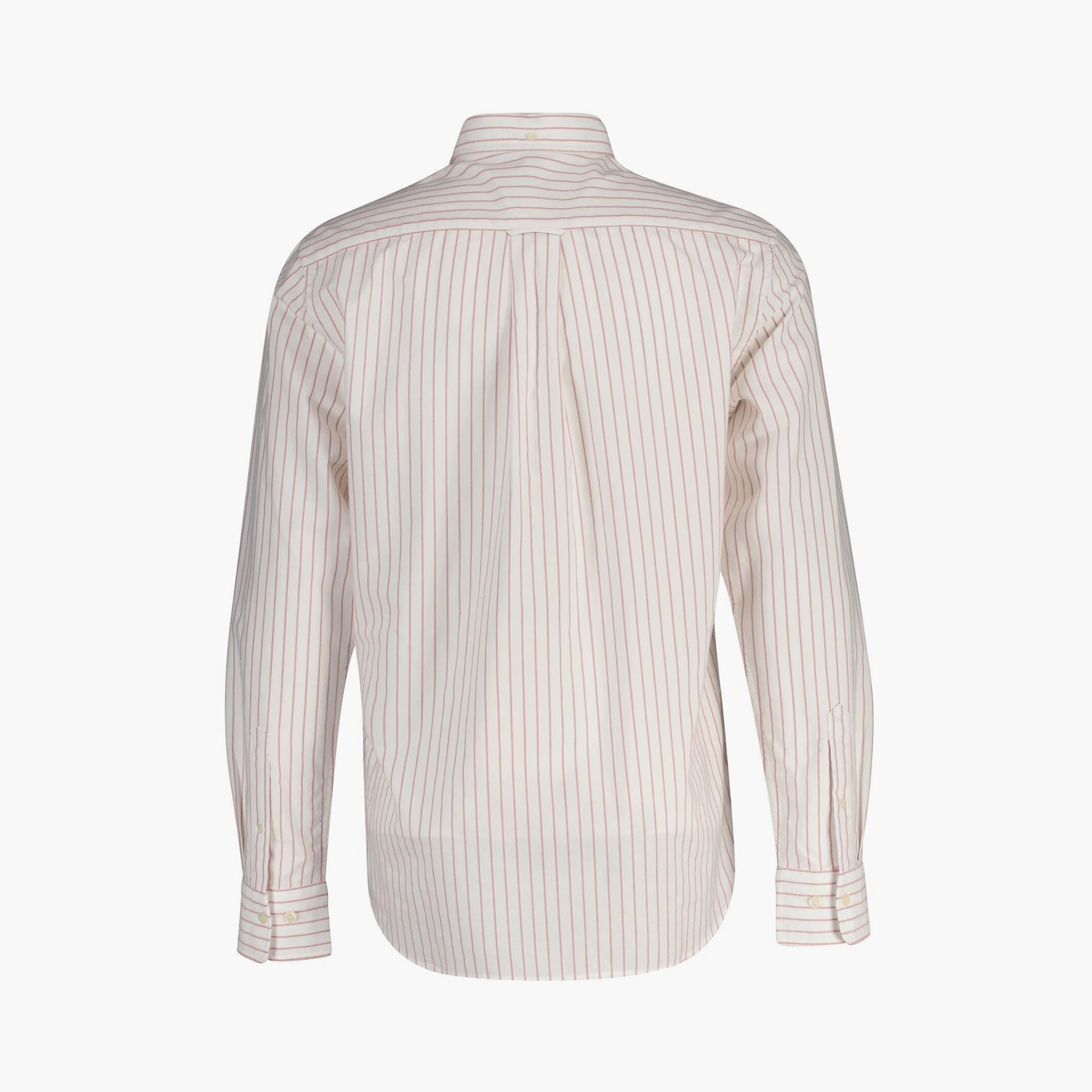Gant Striped Regular Fit Long Sleeves Classic Oxford Button-Down Collar Men's Shirt-men-clothing-shirts-image-6