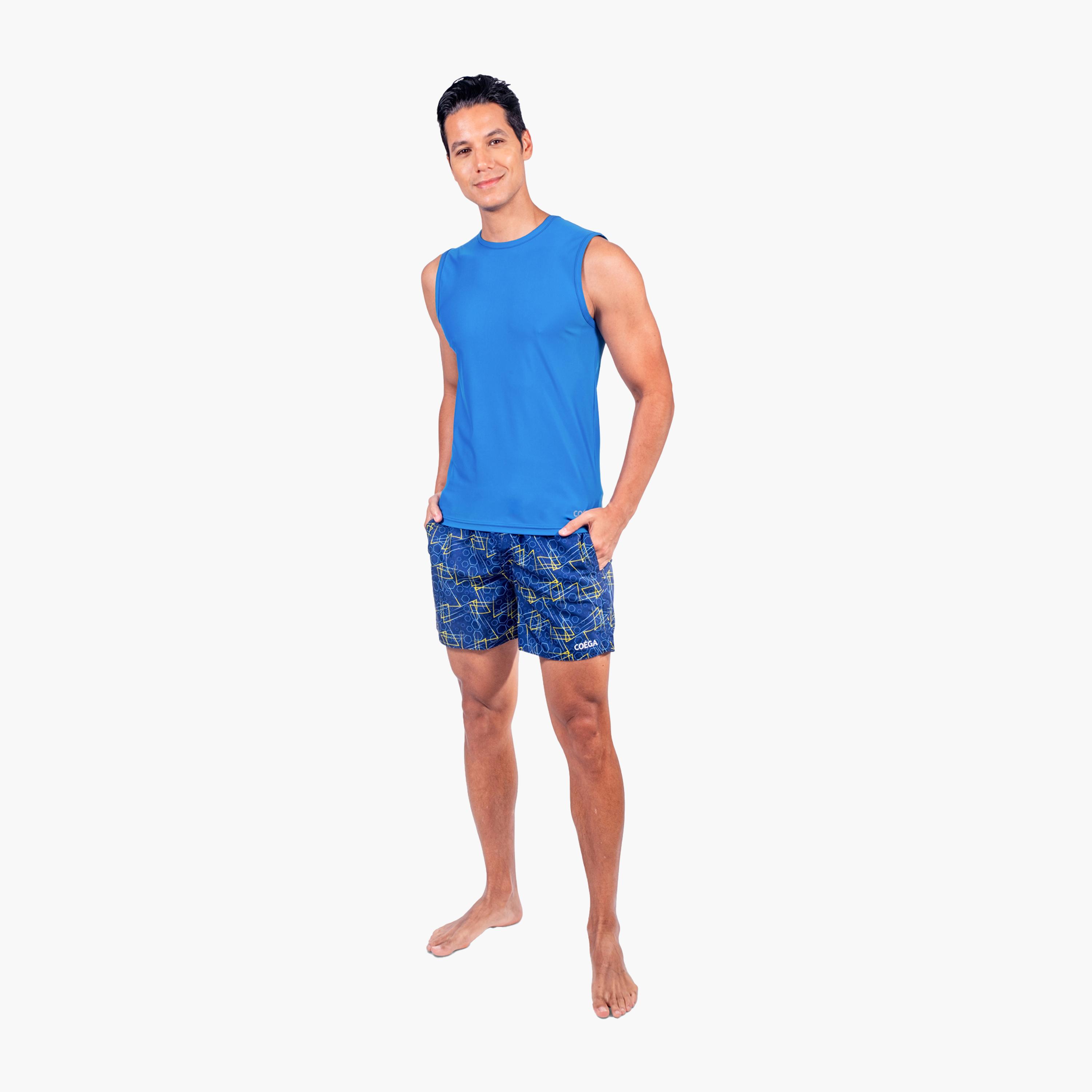 COEGA Mens Boardshorts - Navy Geometric-men-clothing-bottoms-shorts-image-3