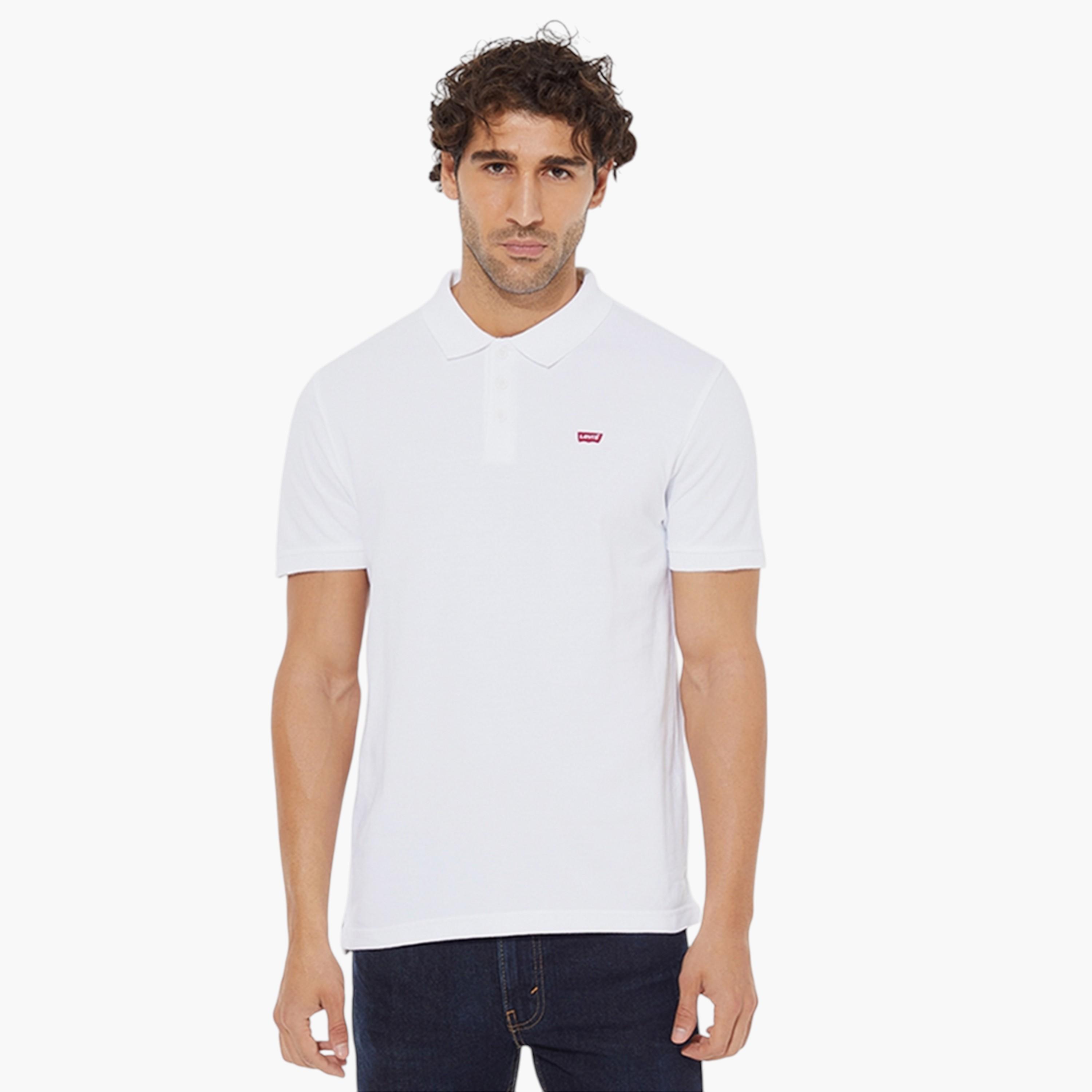 Levi's Plain Collared Short Sleeves Polo T-Shirt-men-clothing-tshirtsandpolos-polos-image-1