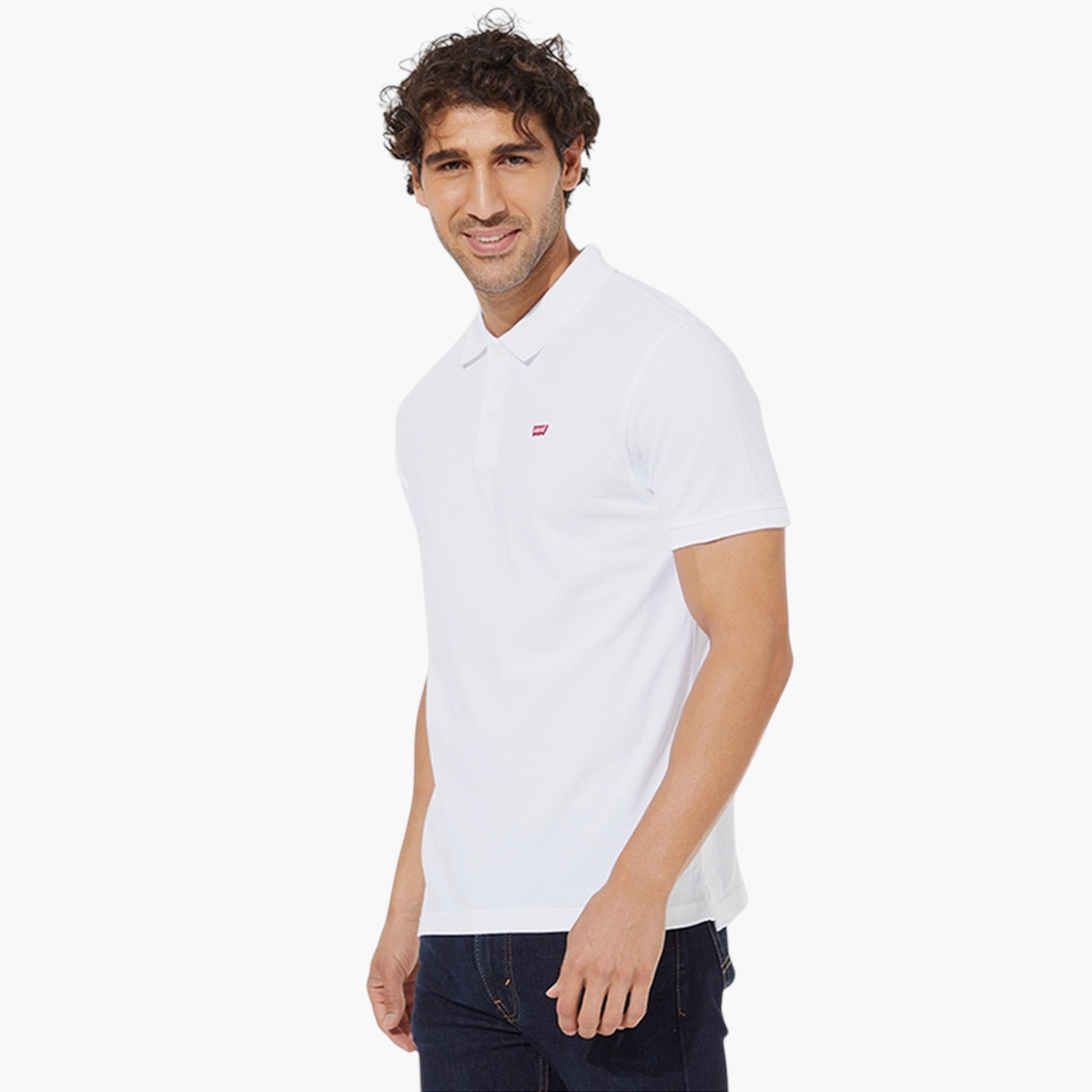 Levi's Plain Collared Short Sleeves Polo T-Shirt-men-clothing-tshirtsandpolos-polos-image-2
