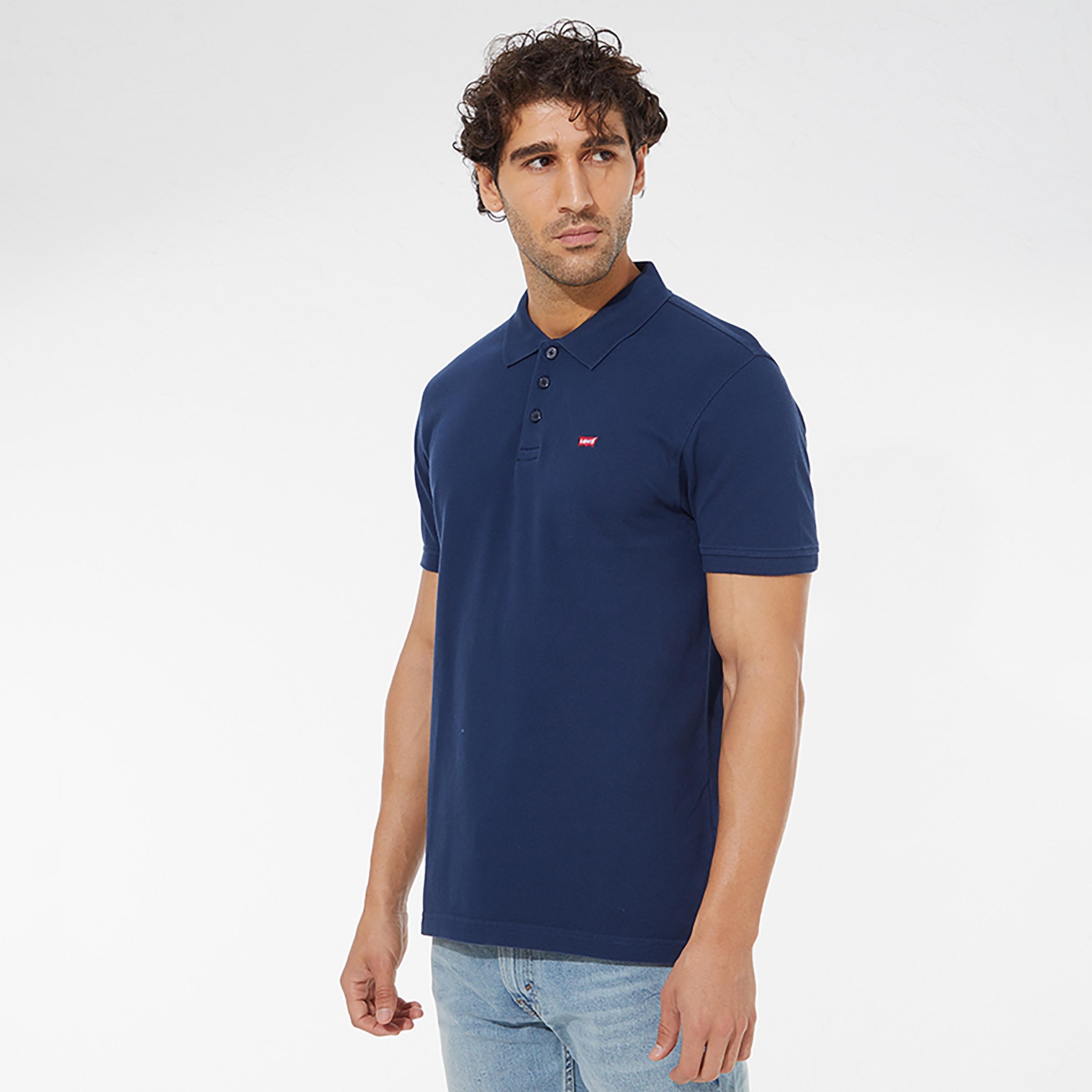 Levi's Plain Collared Short Sleeves Polo T-Shirt-men-clothing-tshirtsandpolos-polos-image-2