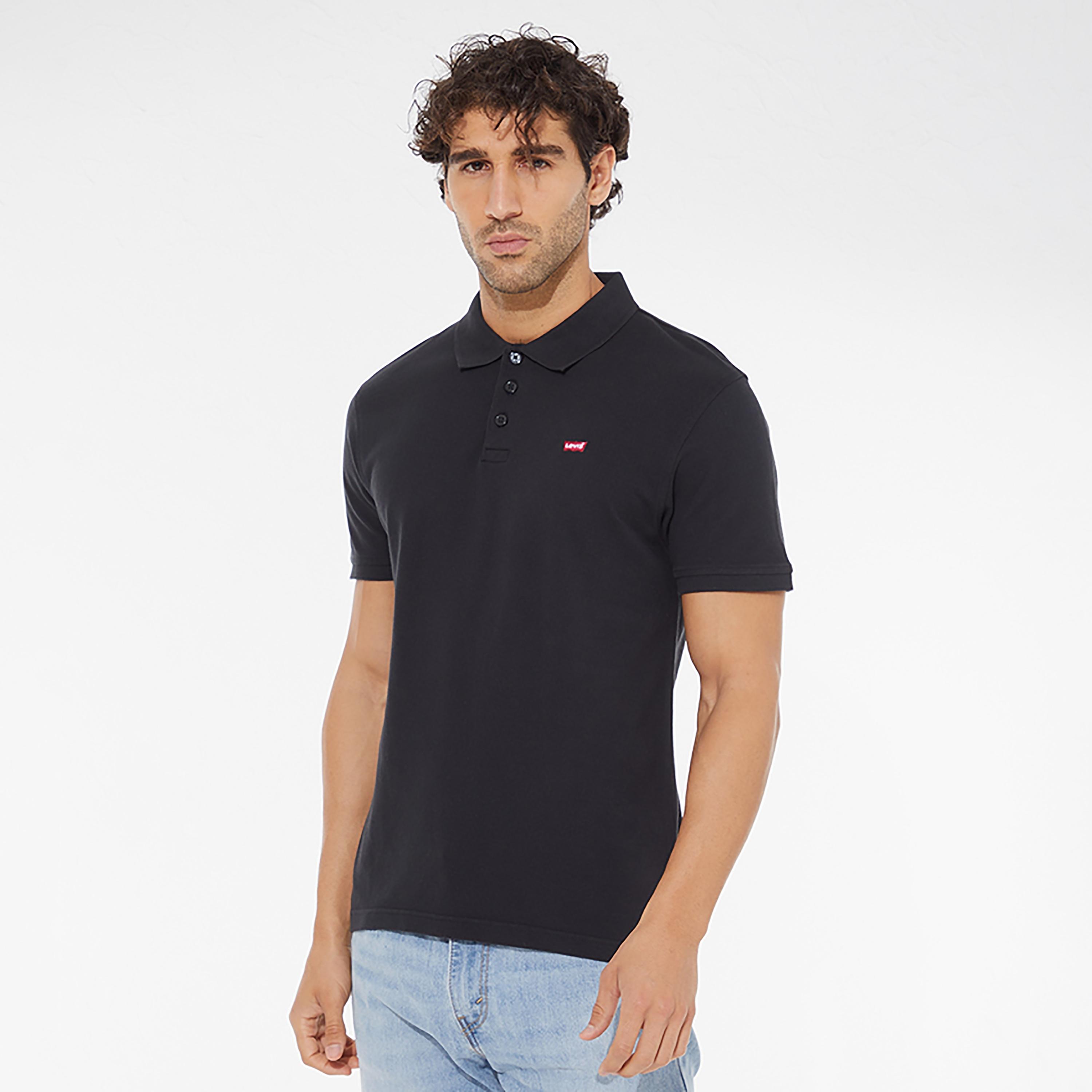 Levi's Plain Collared Short Sleeves Polo T-Shirt-men-clothing-tshirtsandpolos-polos-image-2