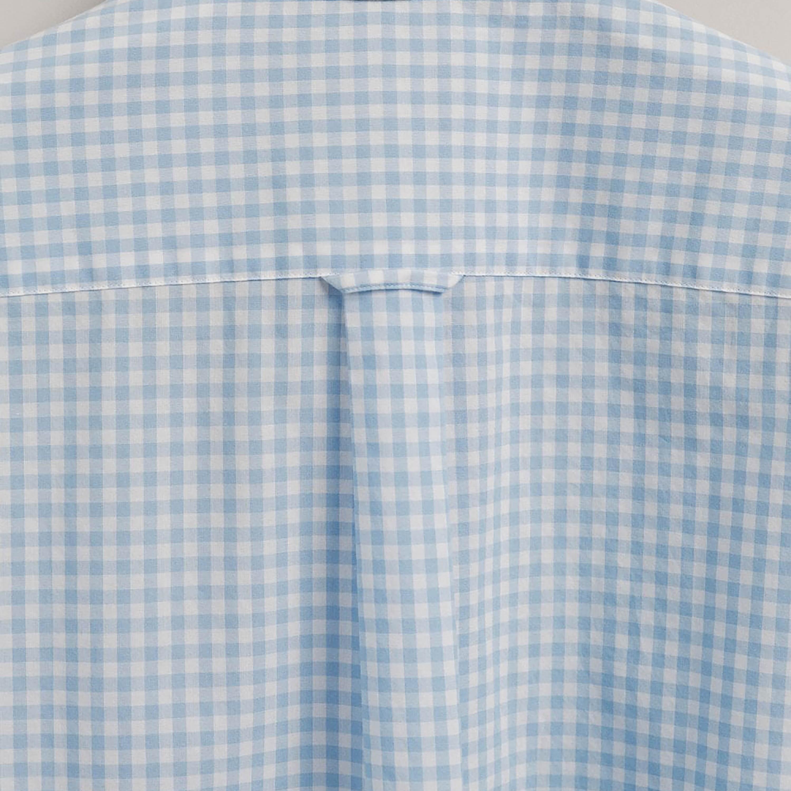 Gant Regular Fit Checked Button-Down Collar Long Sleeves Men's Shirt-men-clothing-shirts-image-3