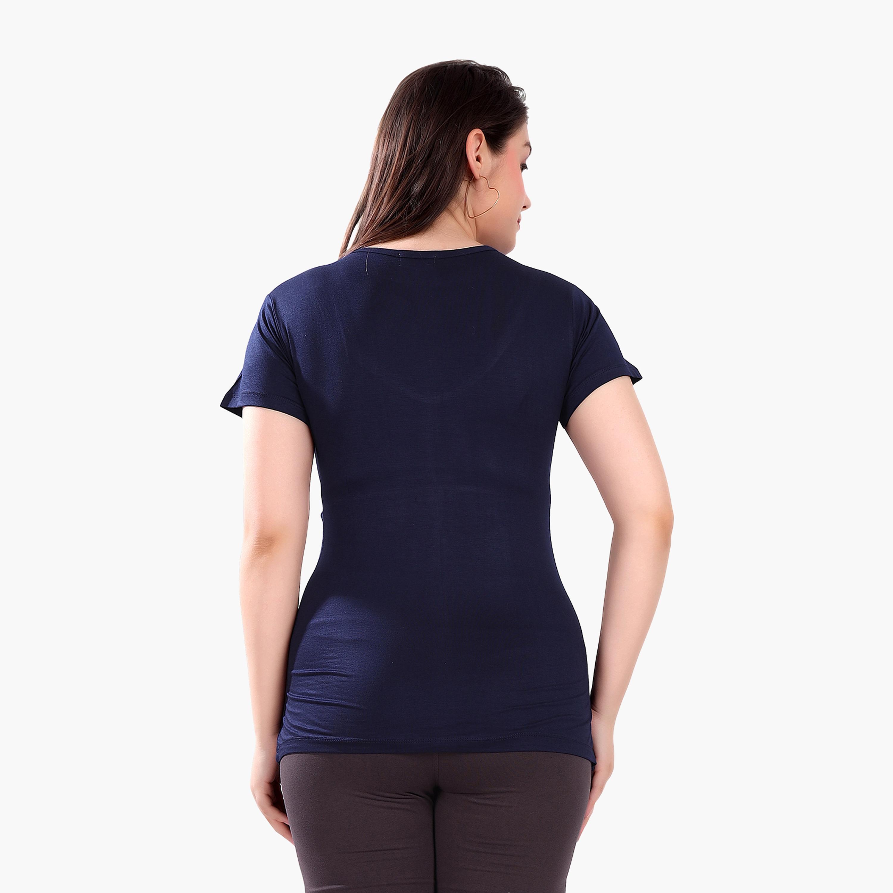 Tummy Stretchable Maternity T-Shirt-women-clothing-maternity-tops-image-4