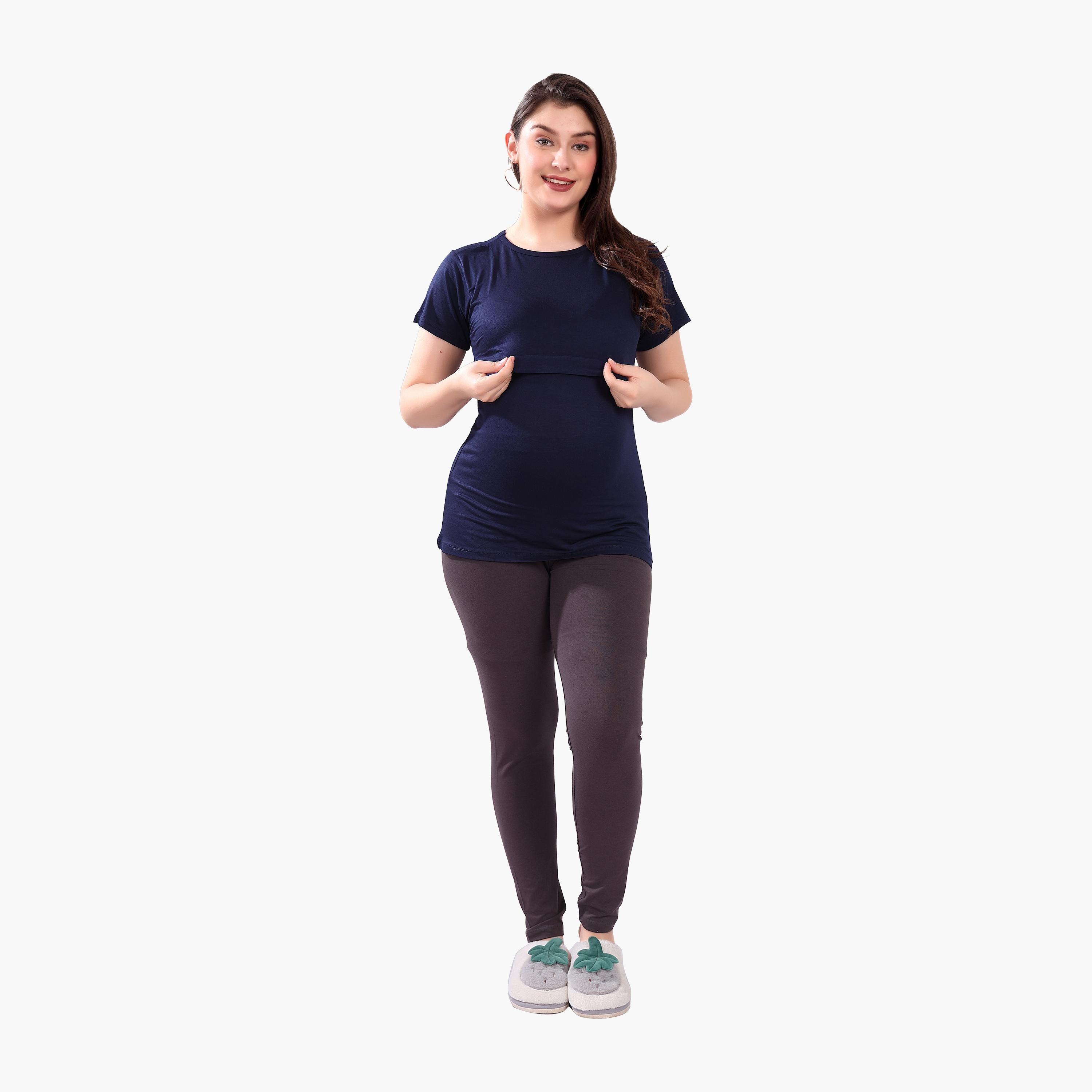 Tummy Stretchable Maternity T-Shirt-women-clothing-maternity-tops-image-5