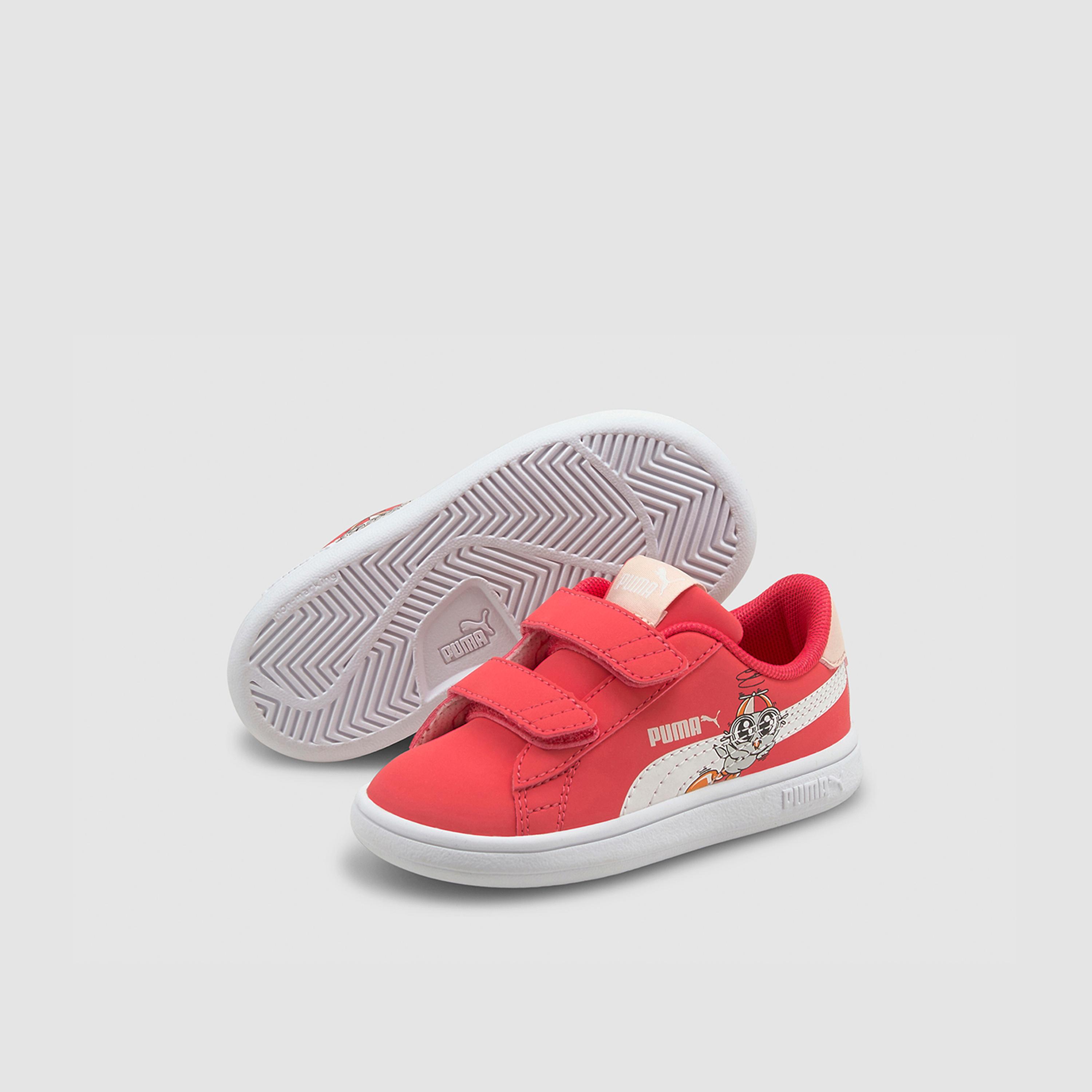 بوما - حذاء بيبي للبنات سماش V2 ليل هوك آند لوب الرياضي-baby-girls-shoes-closedshoes-image-1