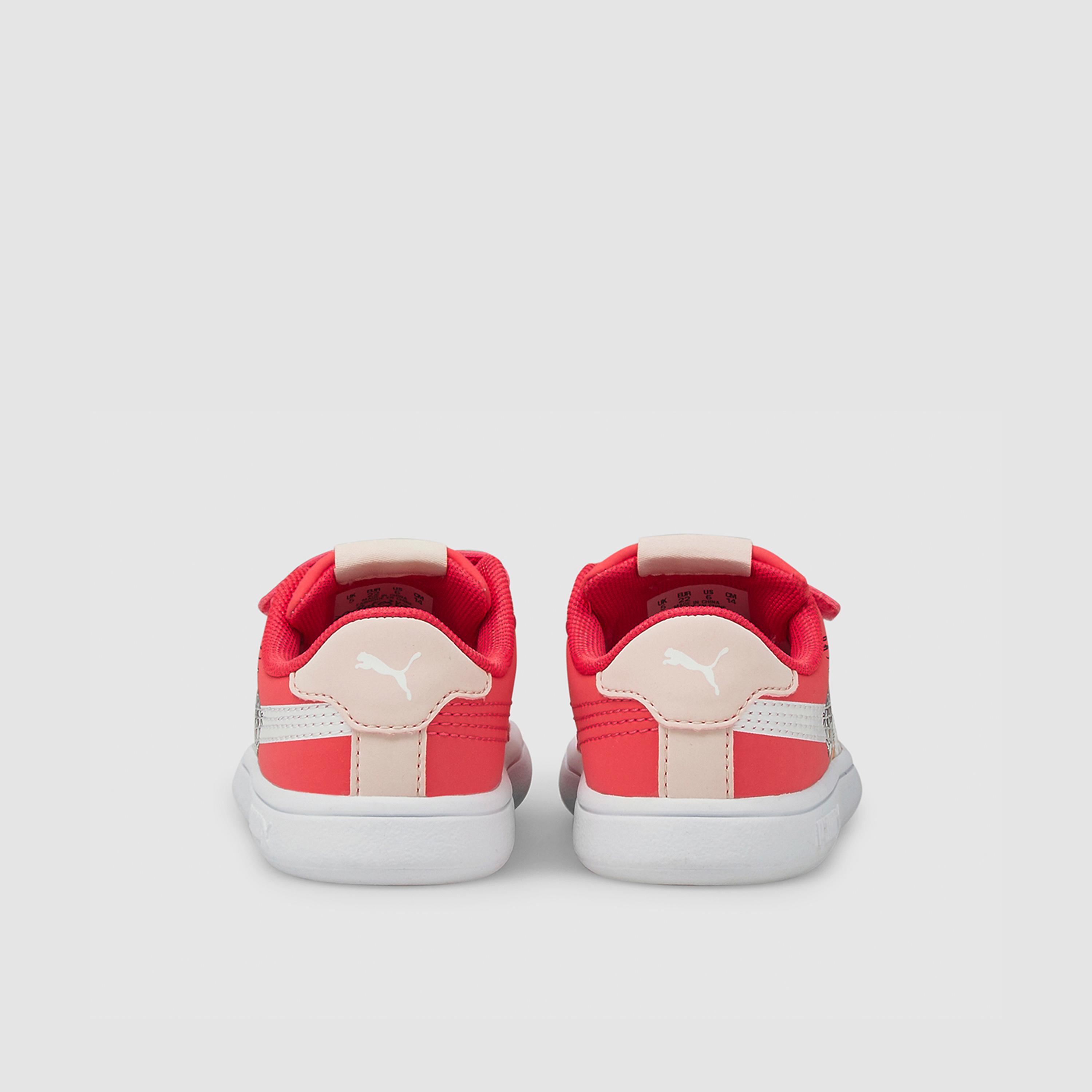 بوما - حذاء بيبي للبنات سماش V2 ليل هوك آند لوب الرياضي-baby-girls-shoes-closedshoes-image-5