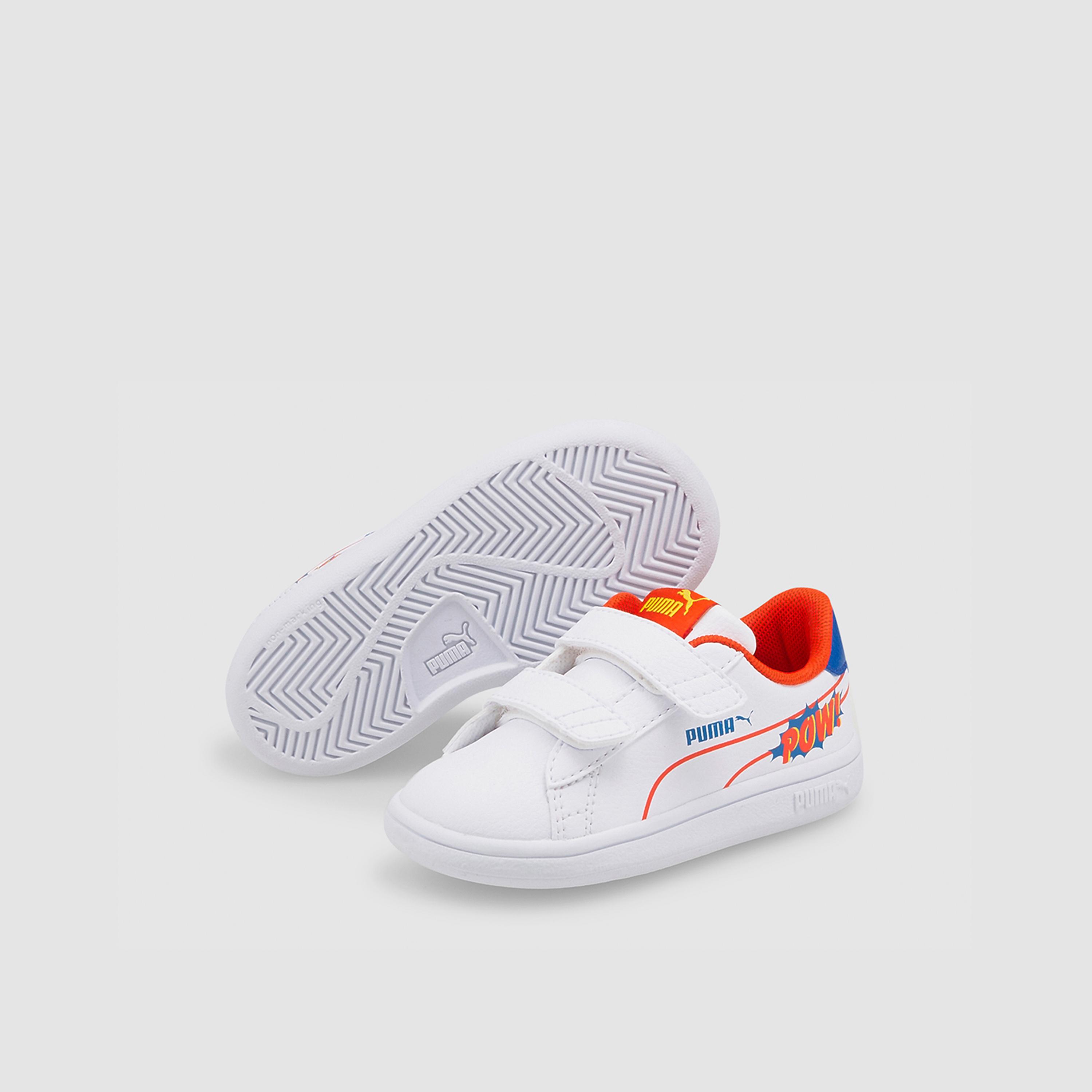 Puma Baby Boys Smash V2 Comics Hook & Loop Sneakers-baby-boys-shoes-closedshoes-image-1