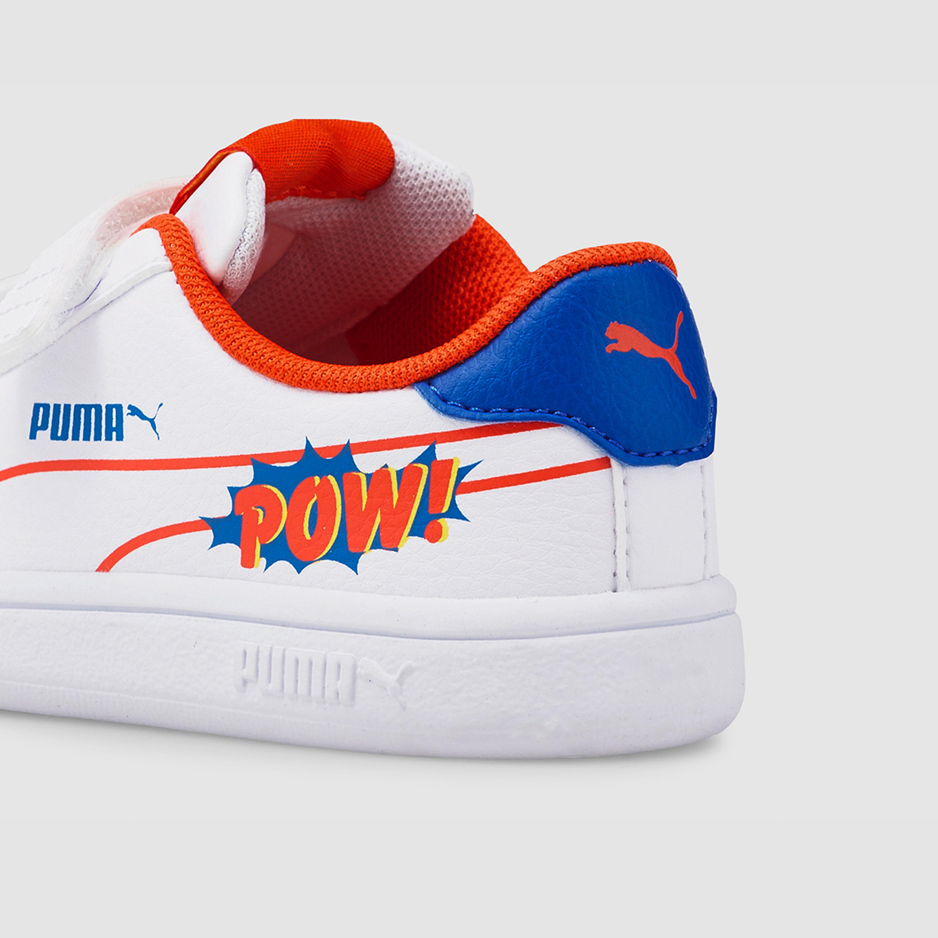 Puma Baby Boys Smash V2 Comics Hook & Loop Sneakers-baby-boys-shoes-closedshoes-image-4