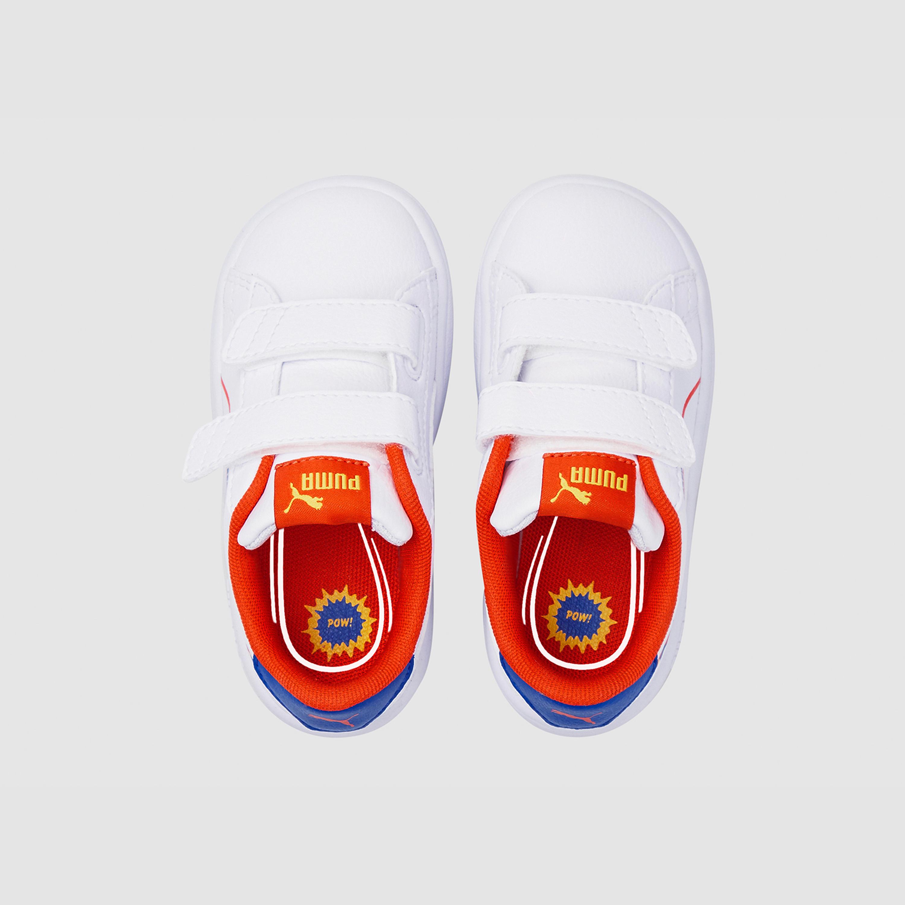Puma Baby Boys Smash V2 Comics Hook & Loop Sneakers-baby-boys-shoes-closedshoes-image-5