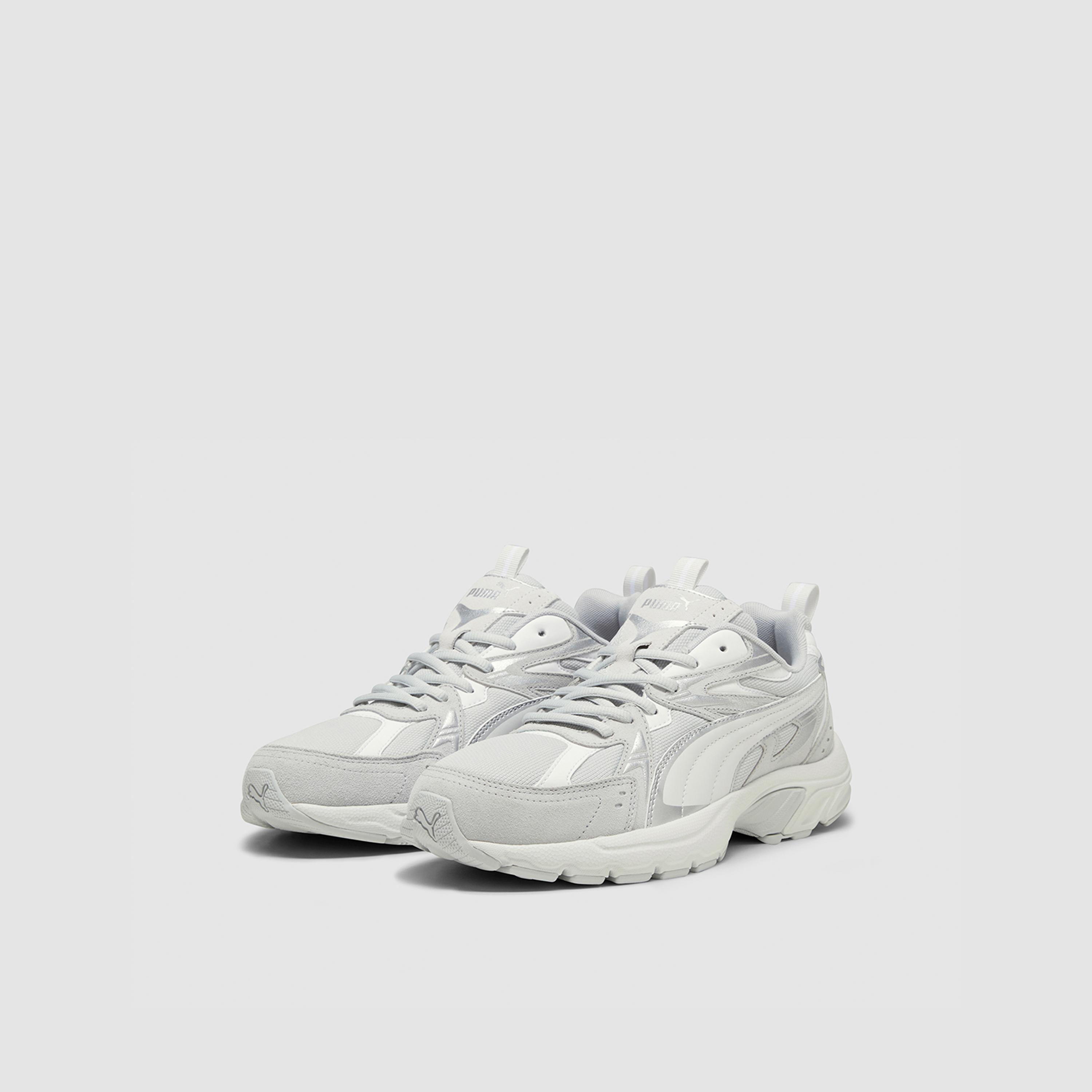 Puma Milenio Tech Suede Lace-Up Low Ankle Sneakers-sports-men-shoes-image-1
