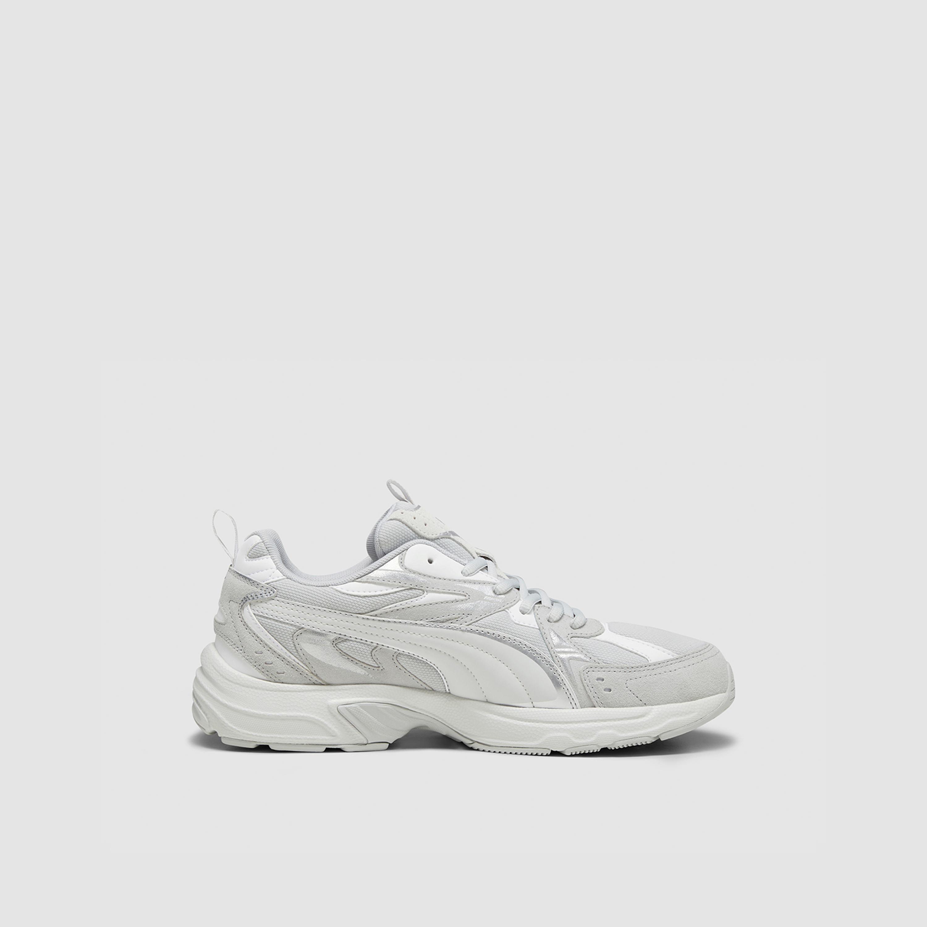 Puma Milenio Tech Suede Lace-Up Low Ankle Sneakers-sports-men-shoes-image-3