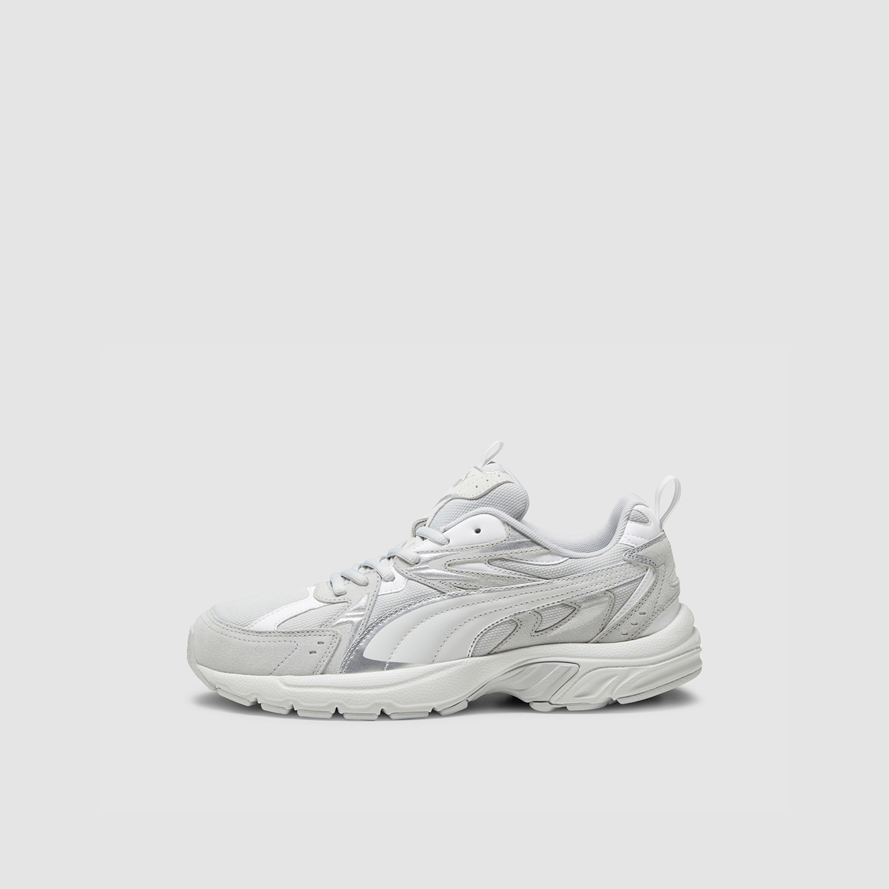 Puma Milenio Tech Suede Lace-Up Low Ankle Sneakers-sports-men-shoes-image-4