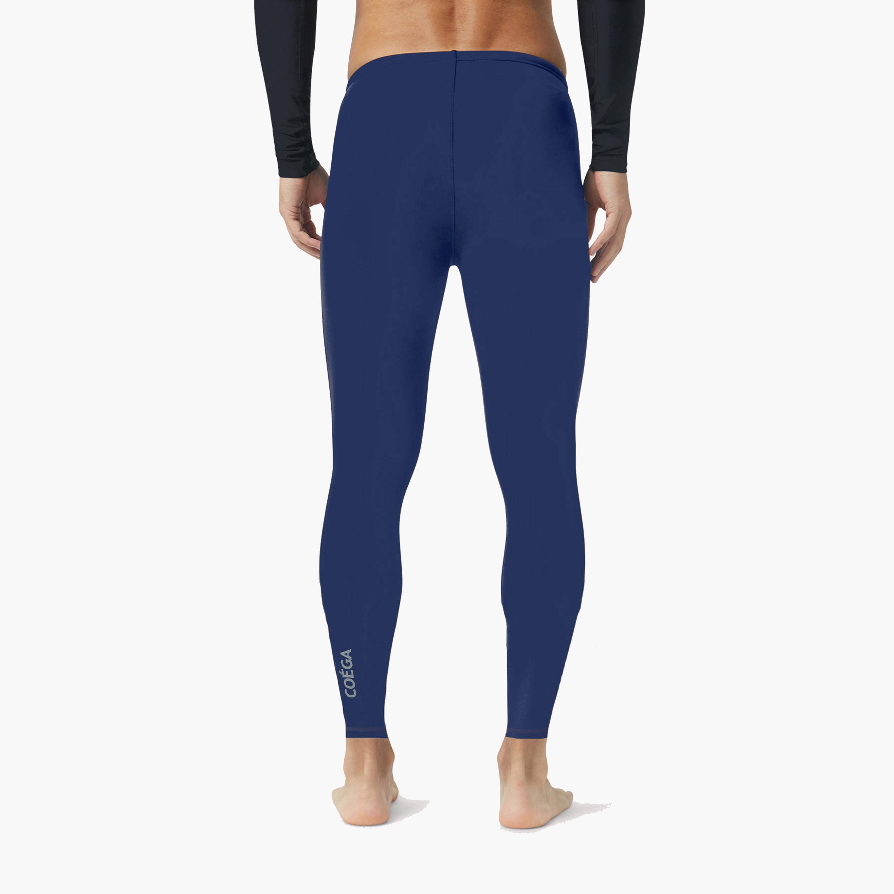 COEGA Mens Leggings Full Length - Navy-sports-gear-swimming-men-image-2