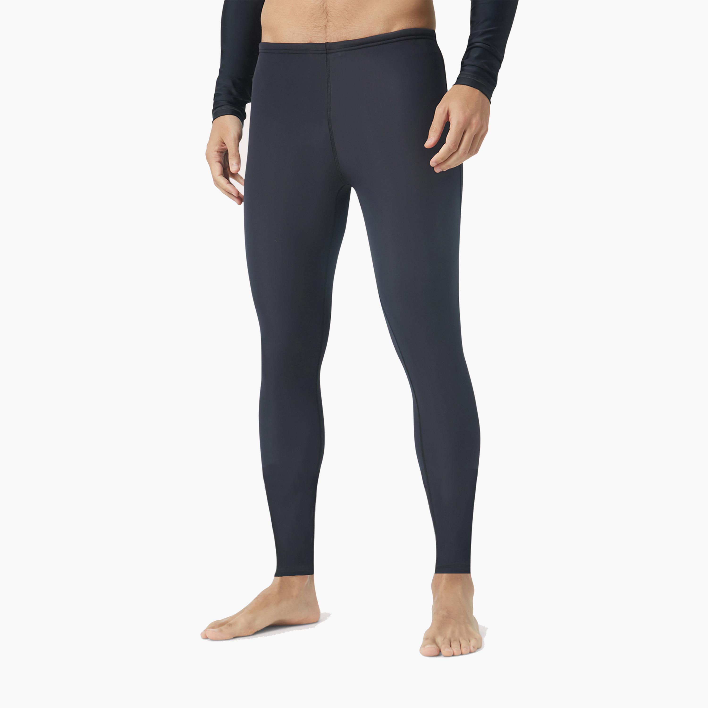 COEGA Mens Leggings Full Length - Black-sports-gear-swimming-men-image-1