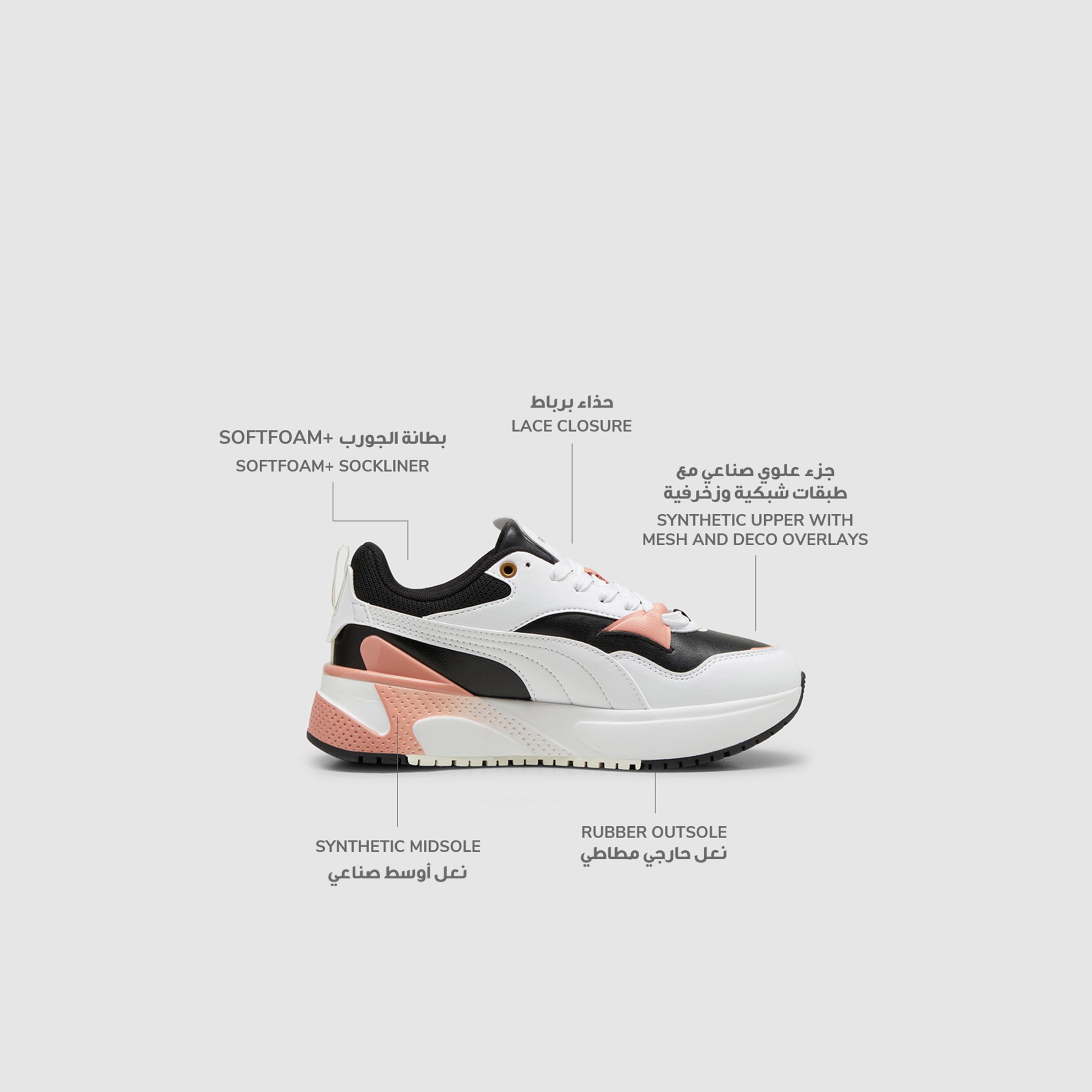 Puma Womens R78 Disrupt Lace-Up Low Ankle Sneakers-women-shoes-sneakers-image-2