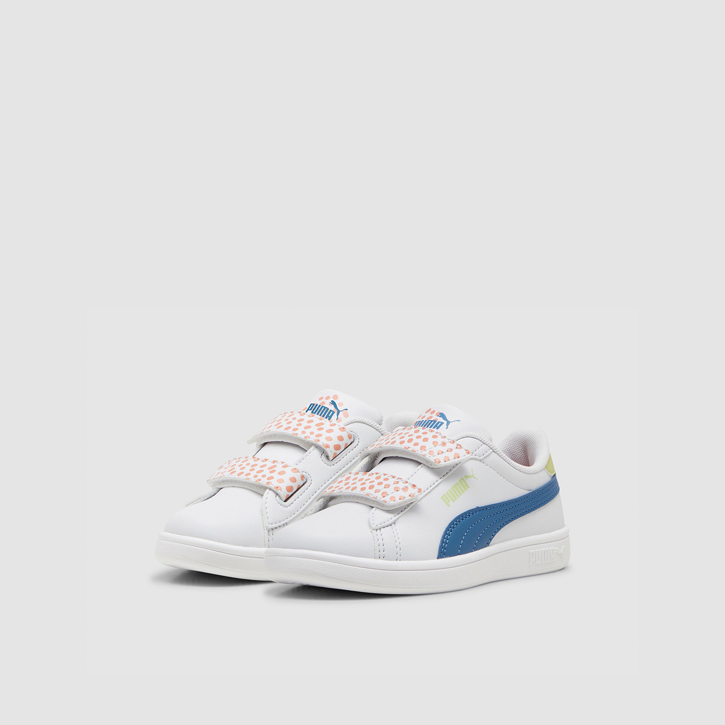 Puma Kids Smash 3.0 FC V Hook & Loop Sneakers-girls-shoes-sneakers-image-1