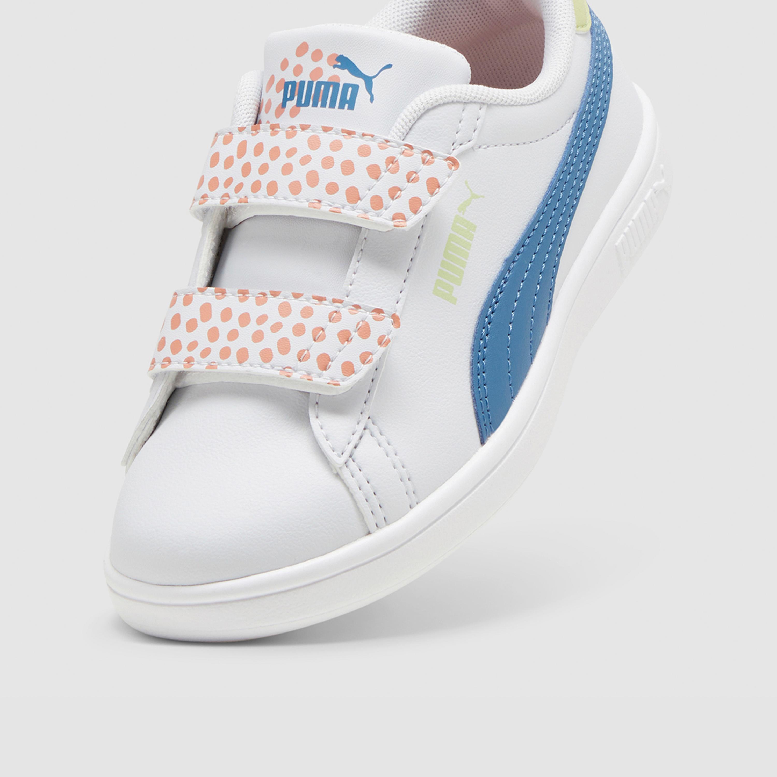 Puma Kids Smash 3.0 FC V Hook & Loop Sneakers-girls-shoes-sneakers-image-6